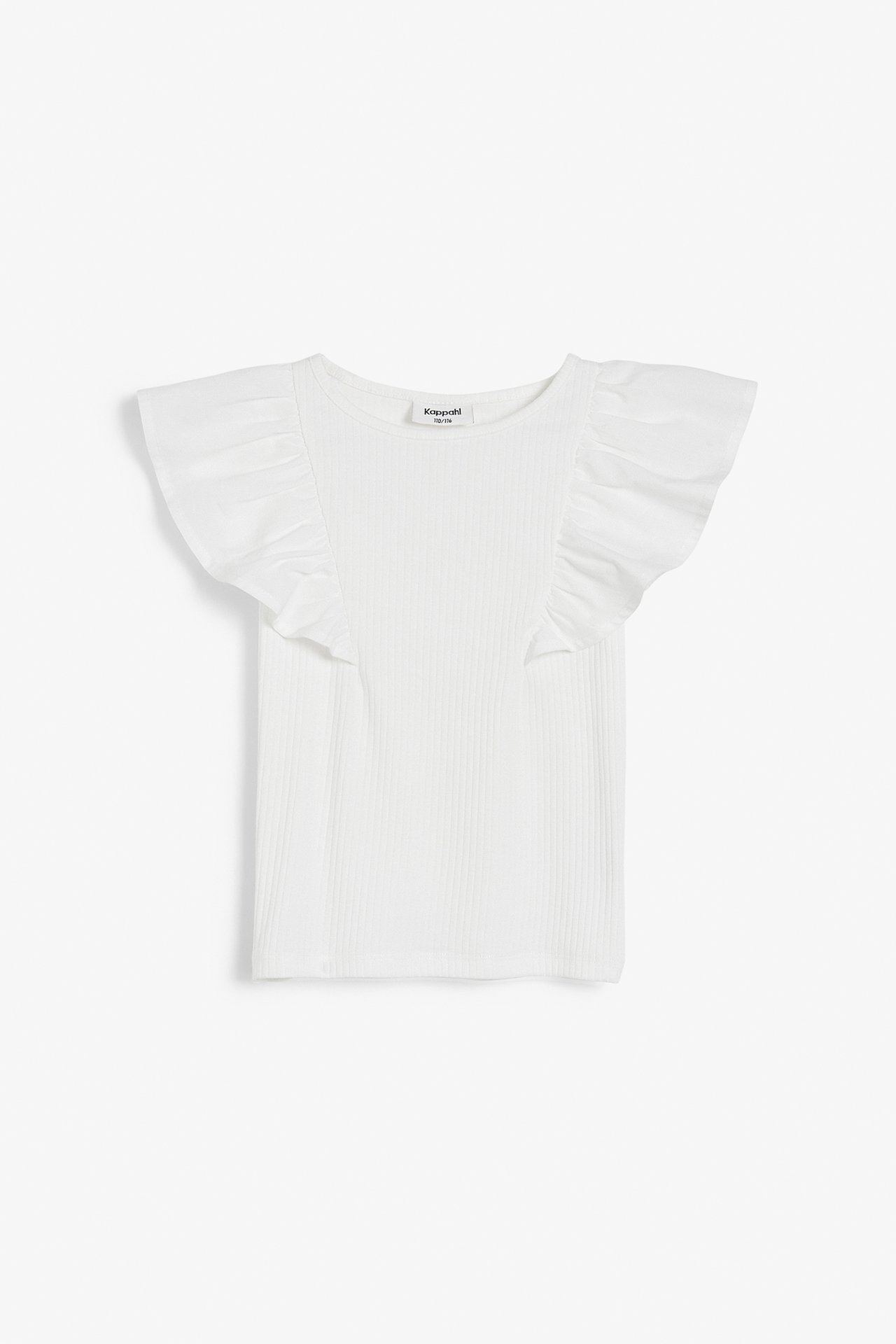 Top z falbanami - Offwhite - 6