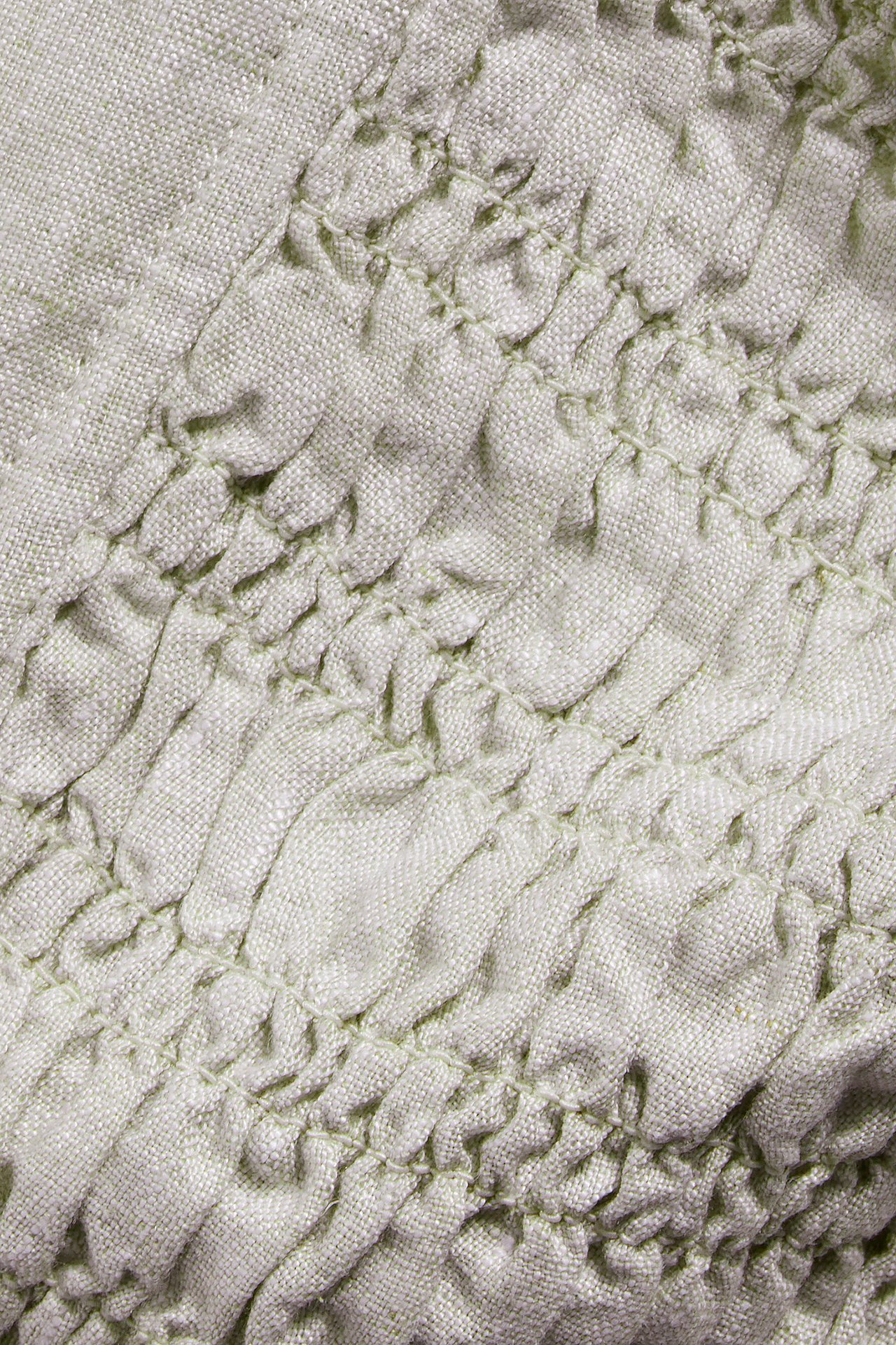 Lintopp med vaffelstrikk - Beige - 5