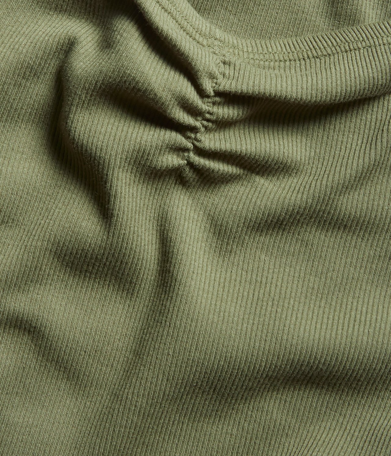 Off shoulder-topp Mørkegrønn - null - 5