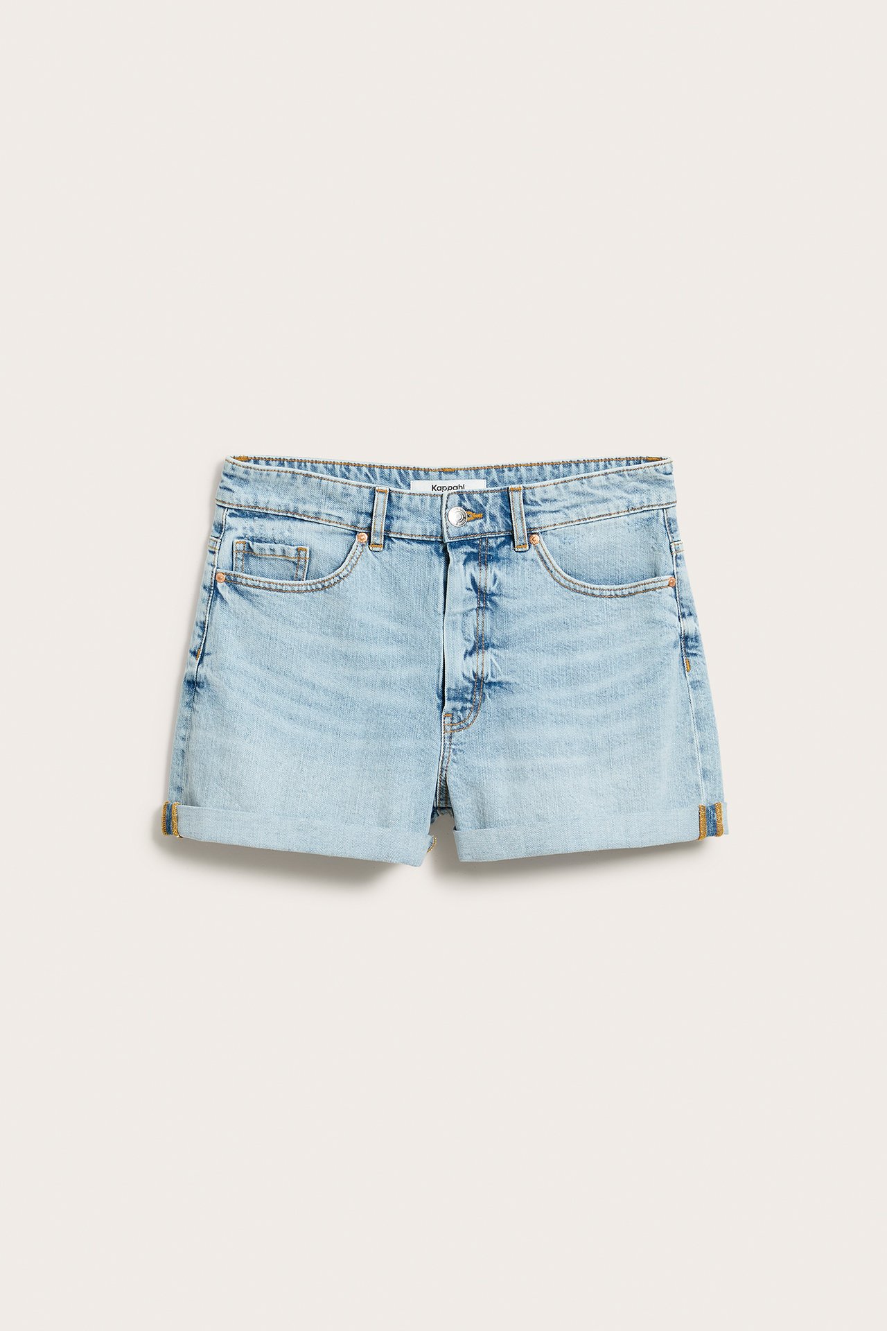 Farkkushortsit - Vaalea denim - 6