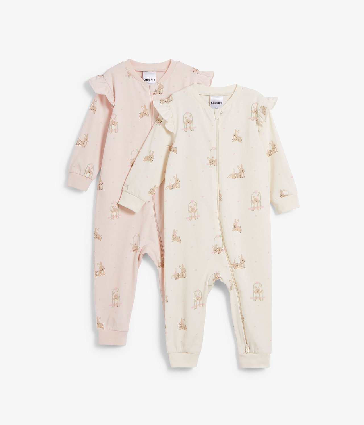 2 kpl:n pakkaus vauvojen pyjamoita - Luonnonvalkoinen - 2