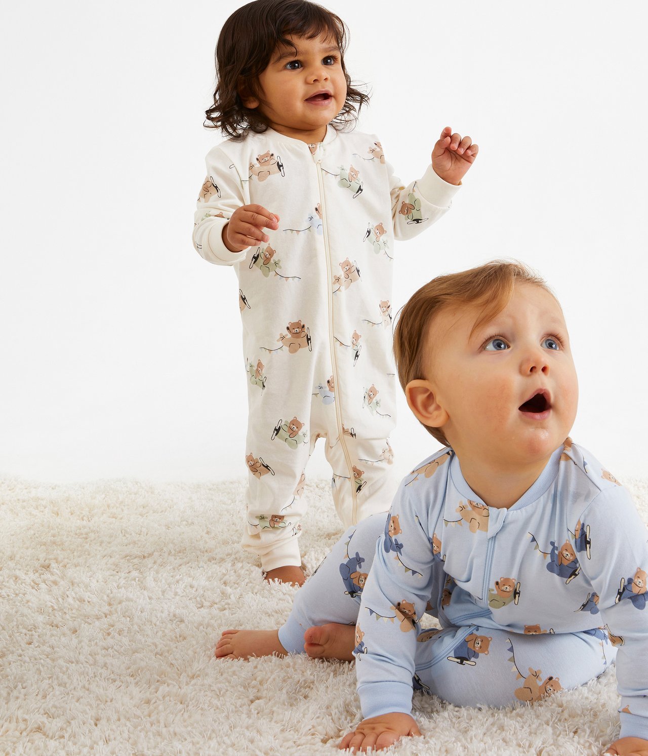 Babypyjamas 2-pack Offwhite - null - 1