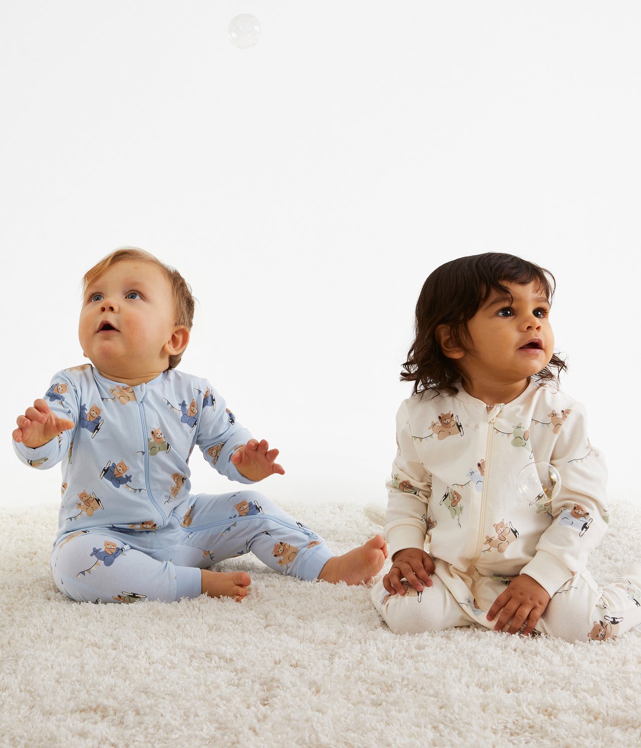 Babypyjamas 2-pack Offwhite - null - 2