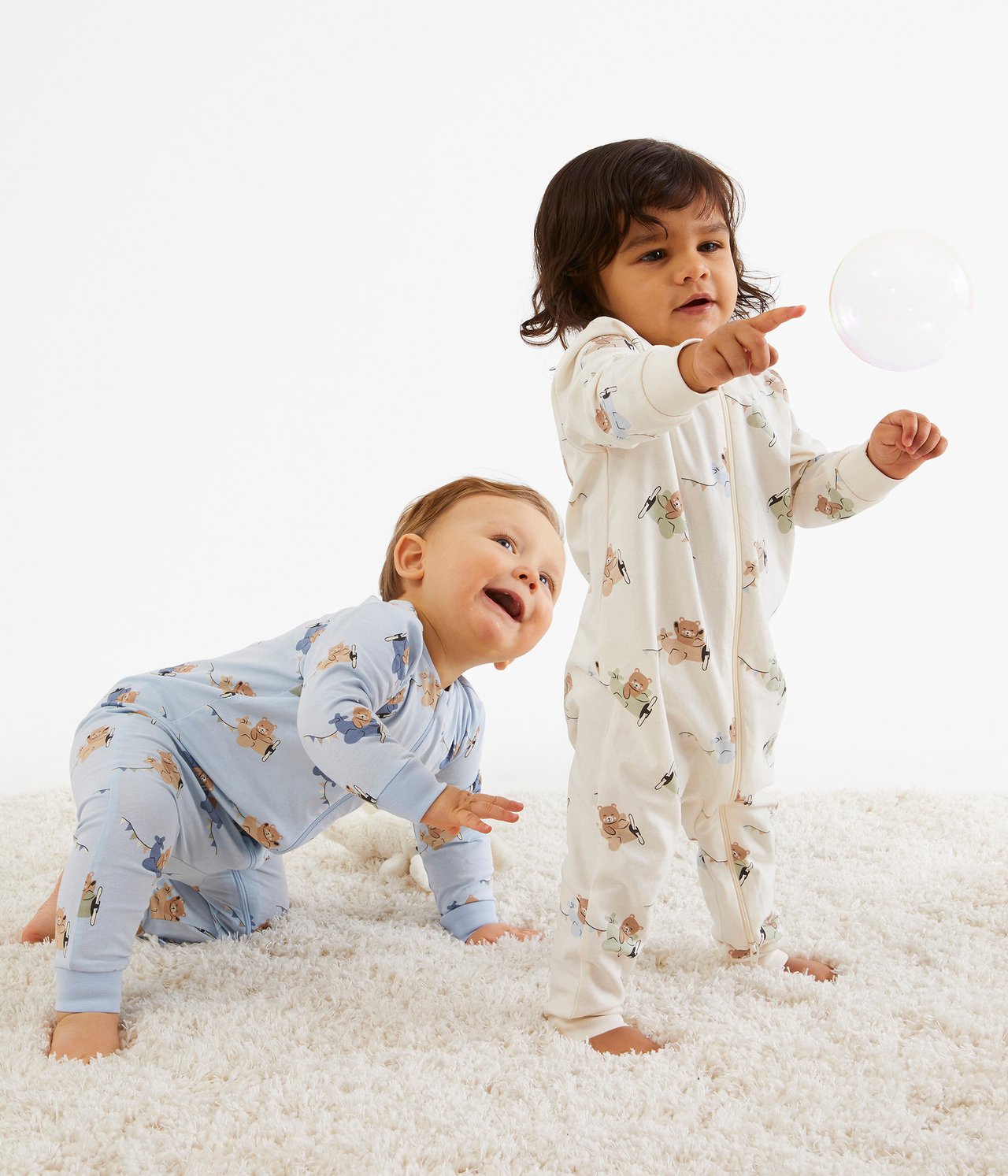 Babypyjamas 2-pack - Offwhite - 1