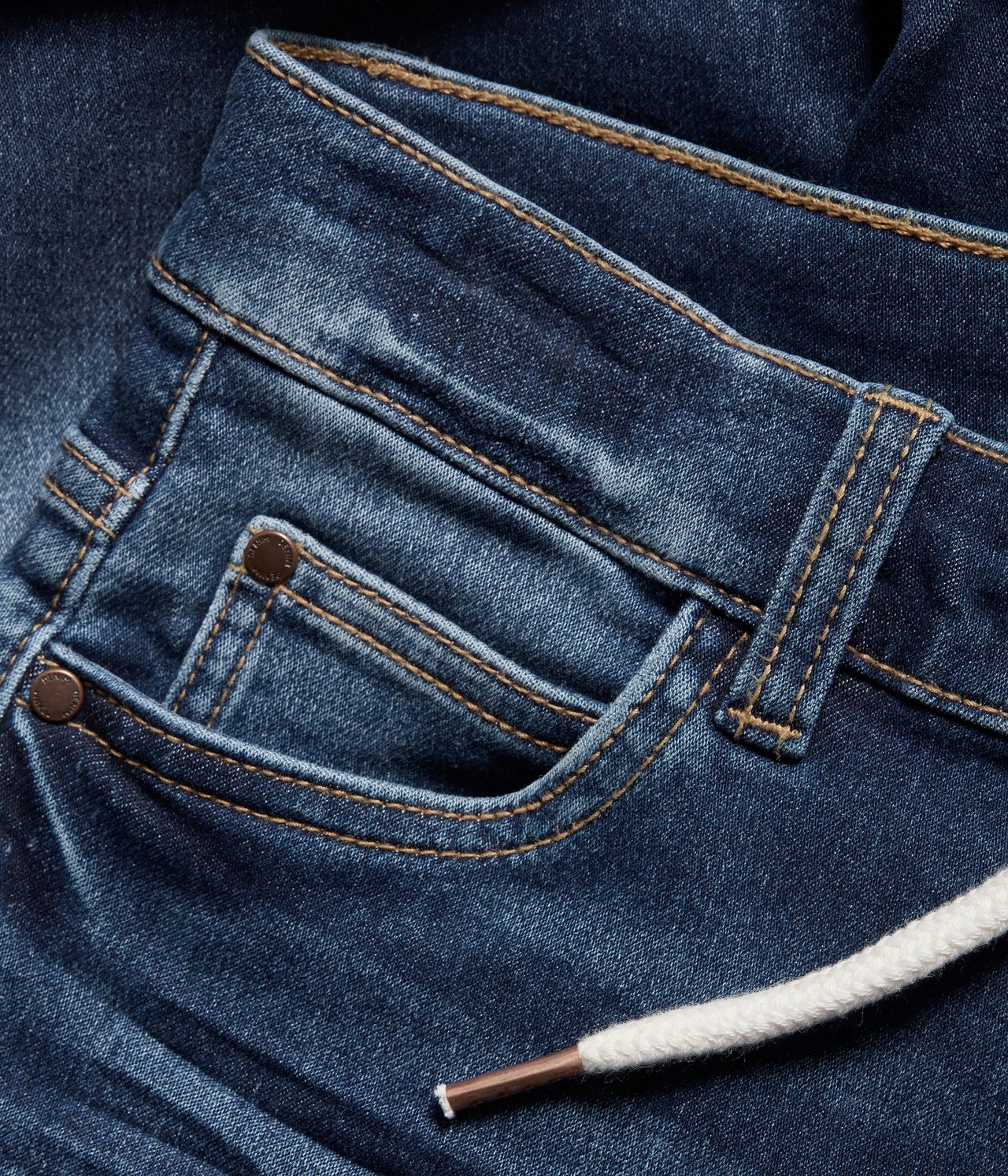 Farkkushortsit - Tumma denim - 1