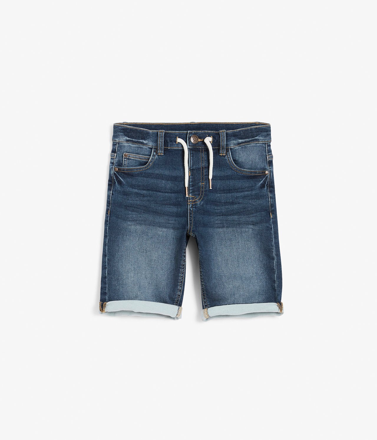 Farkkushortsit - Tumma denim - 2