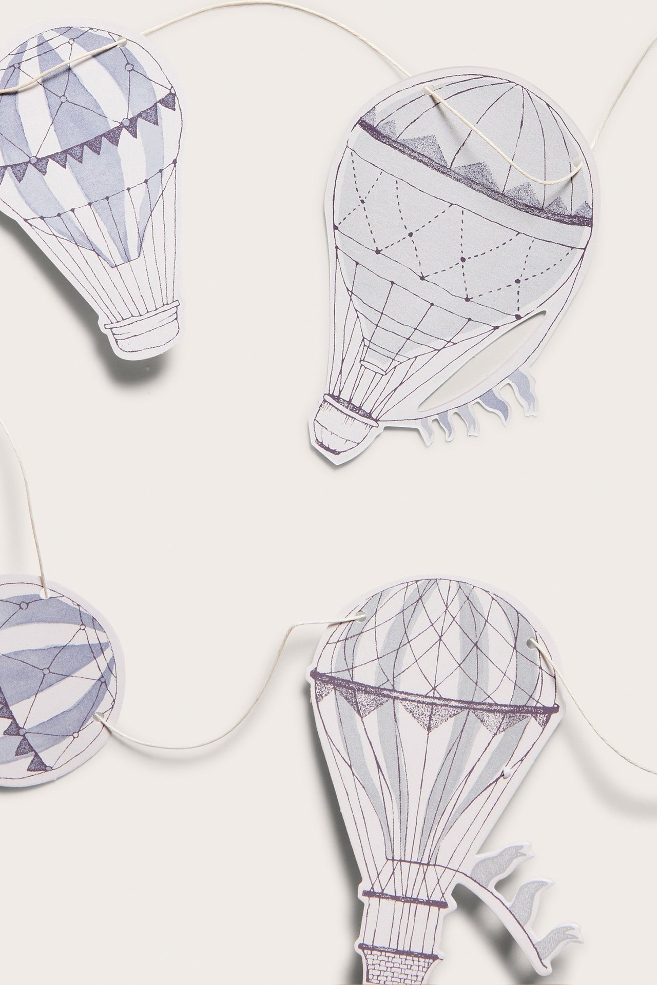 Girlanda z balonami - Offwhite - 3