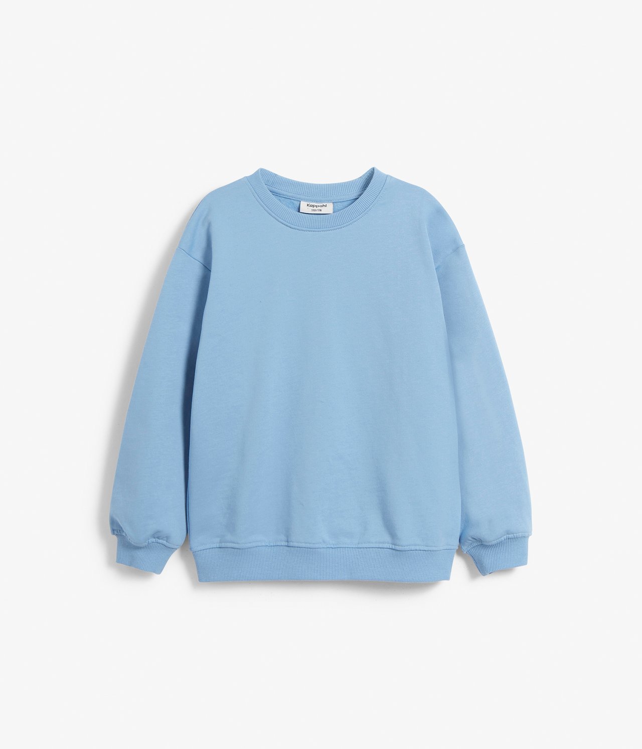 Bluza z puszystą stroną wewnętrzną - Niebieski - 5