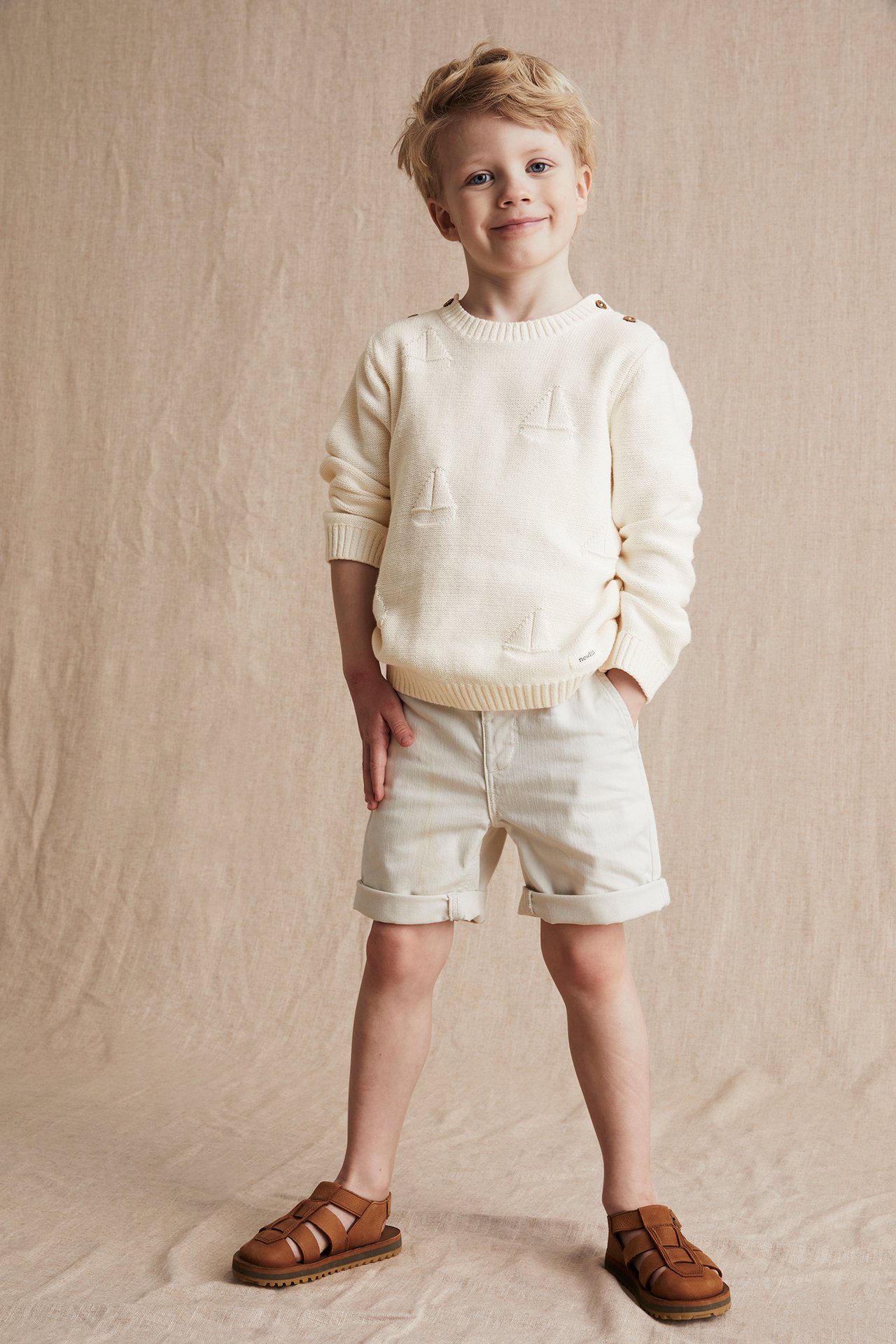 Strikkegenser - Offwhite - 3