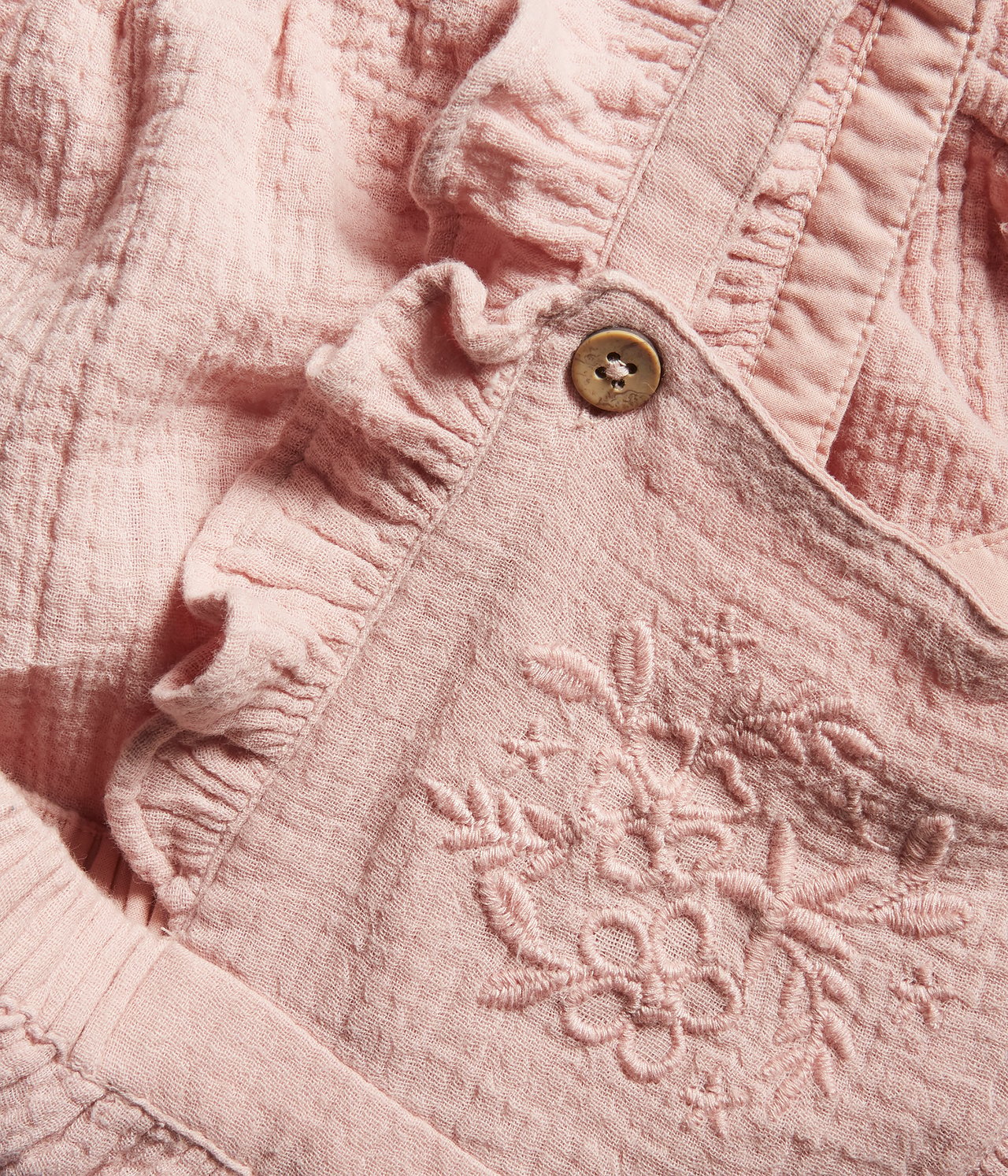 Hängselshorts baby - Rosa - 1