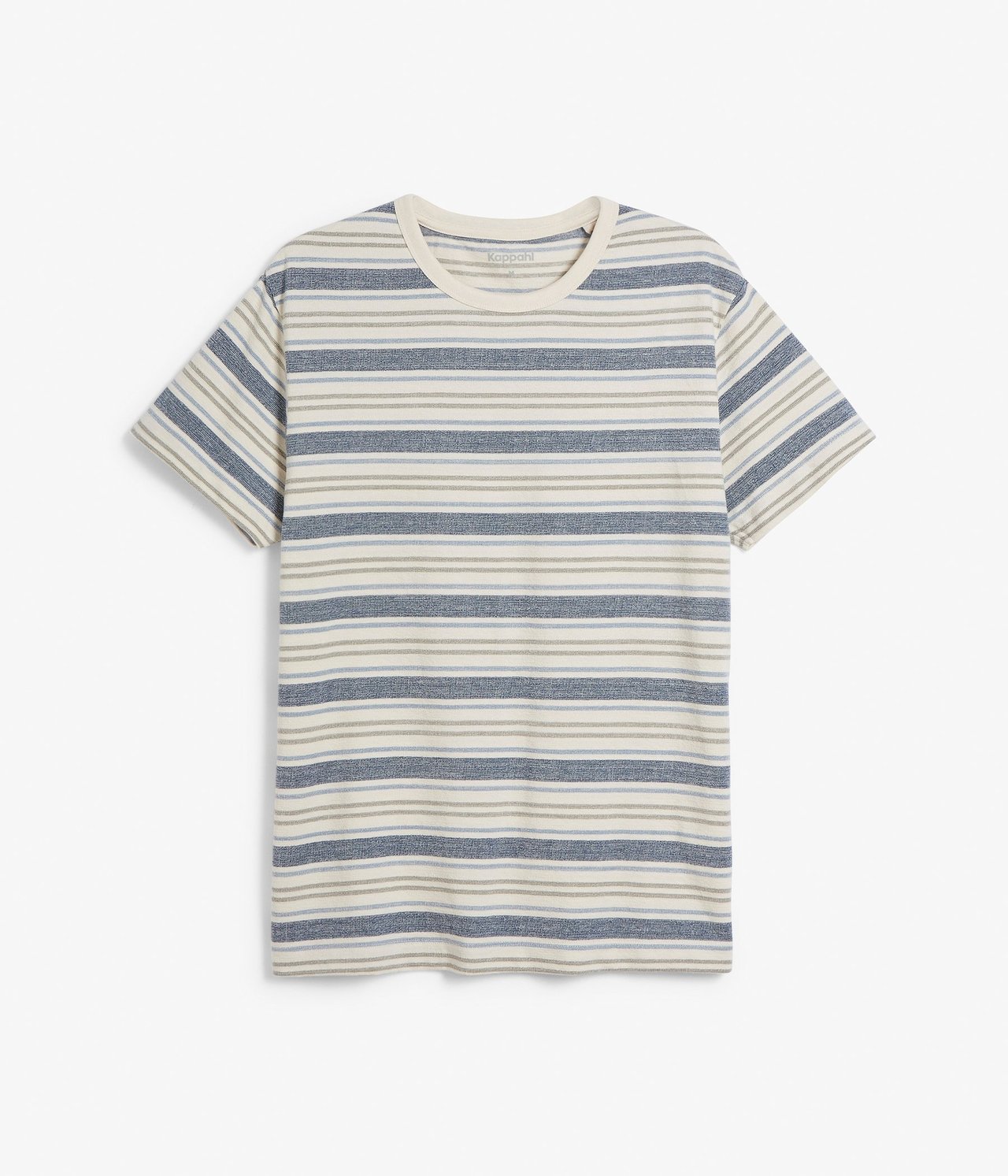 Randig t-shirt Mörkblå - null - 1