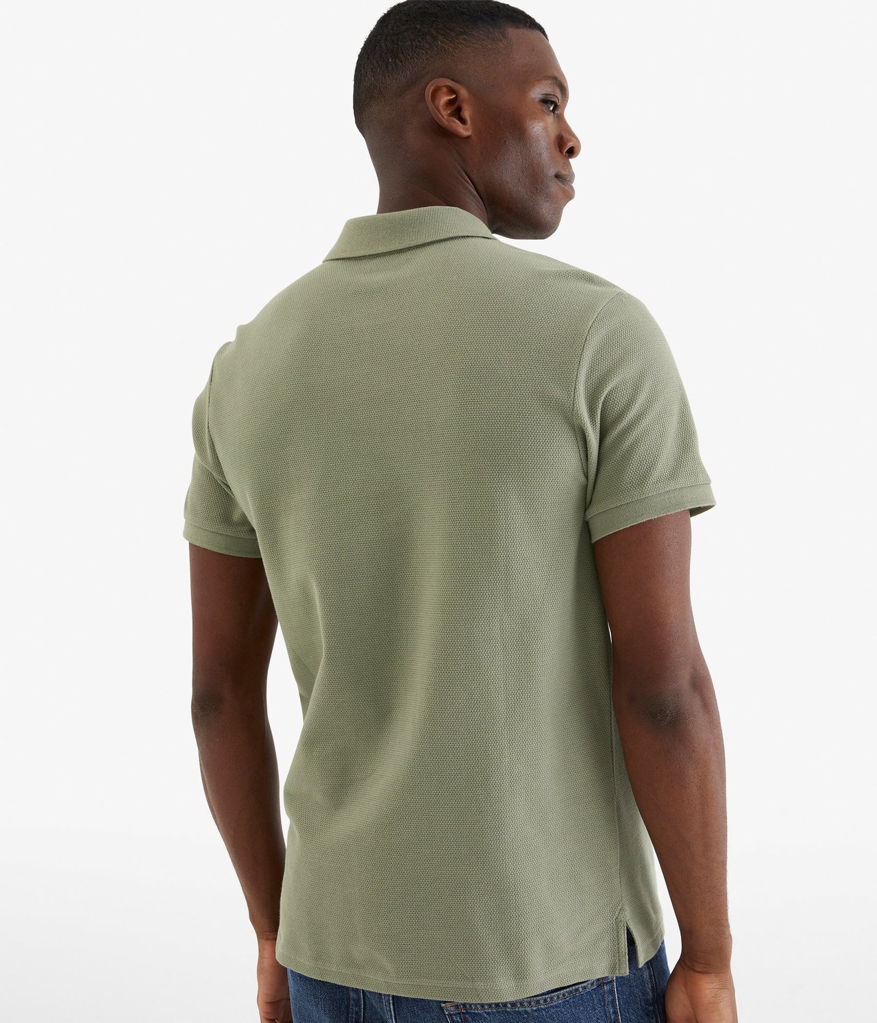 Tennisskjorte med glidelås Grønn - null - 2