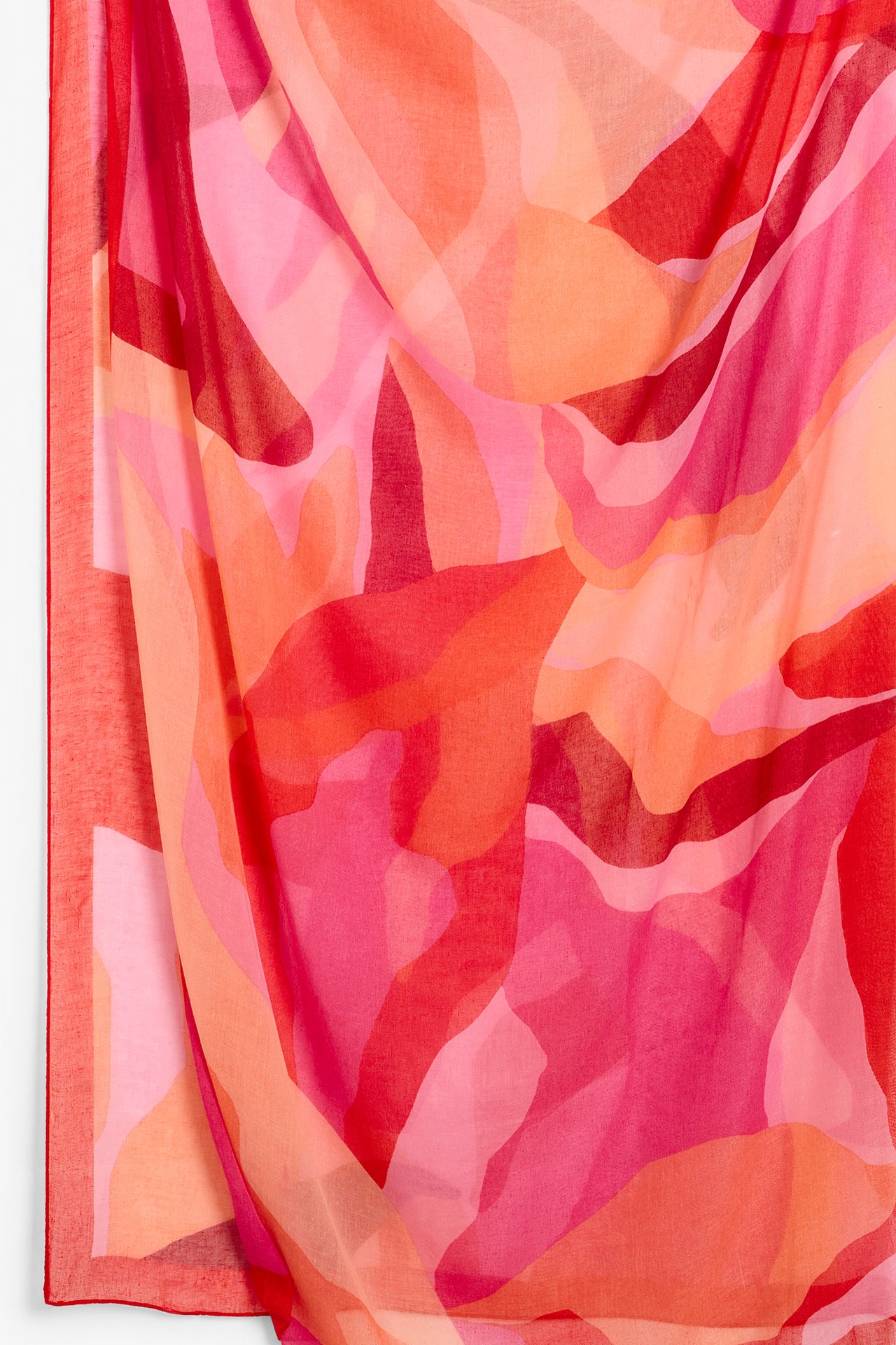 Mönstrad scarf - Rosa - 1