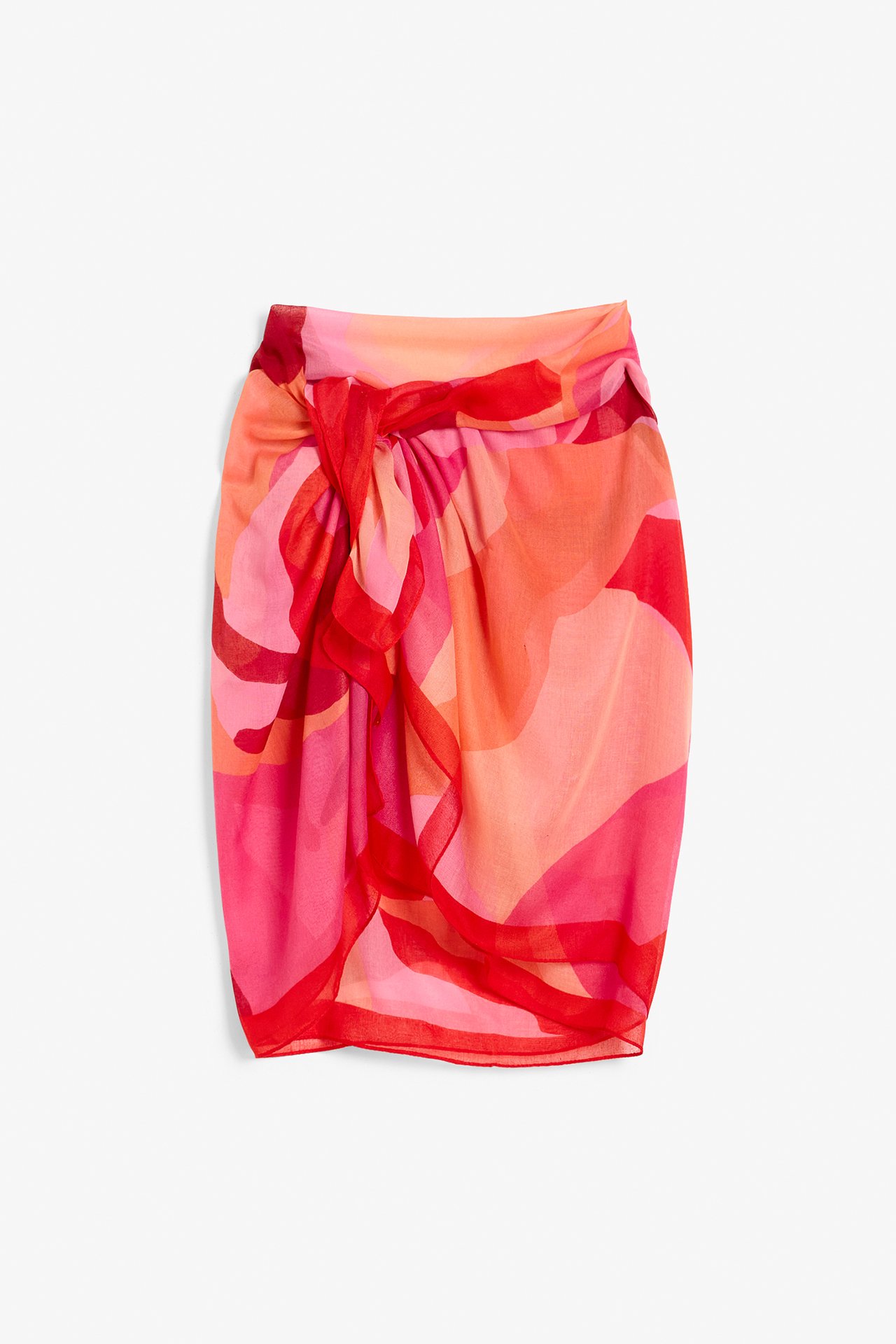 Mönstrad scarf - Rosa - 2