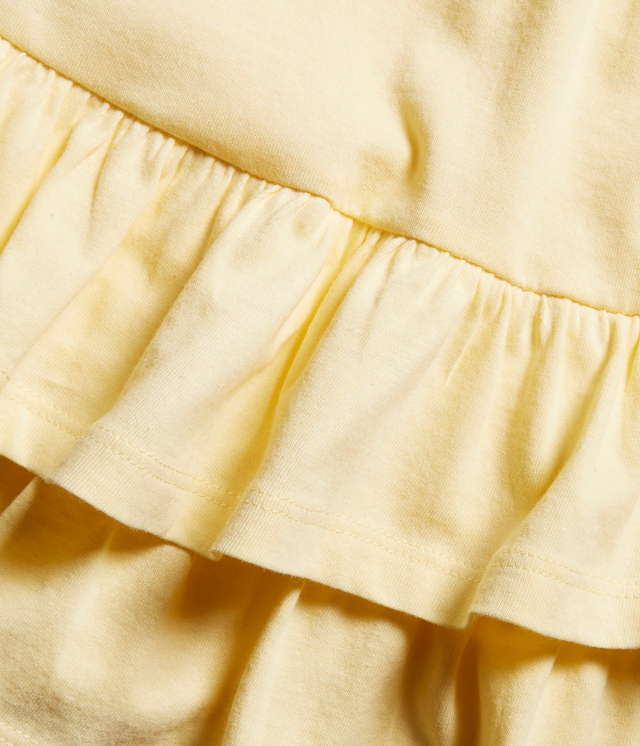 Spódnica z falbanami - Żółty - 5