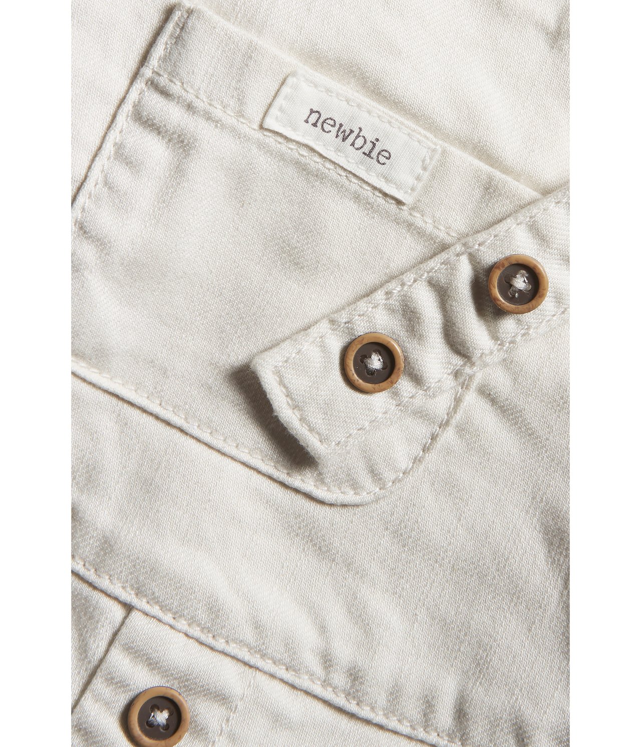 Hängselshorts baby Offwhite - null - 4