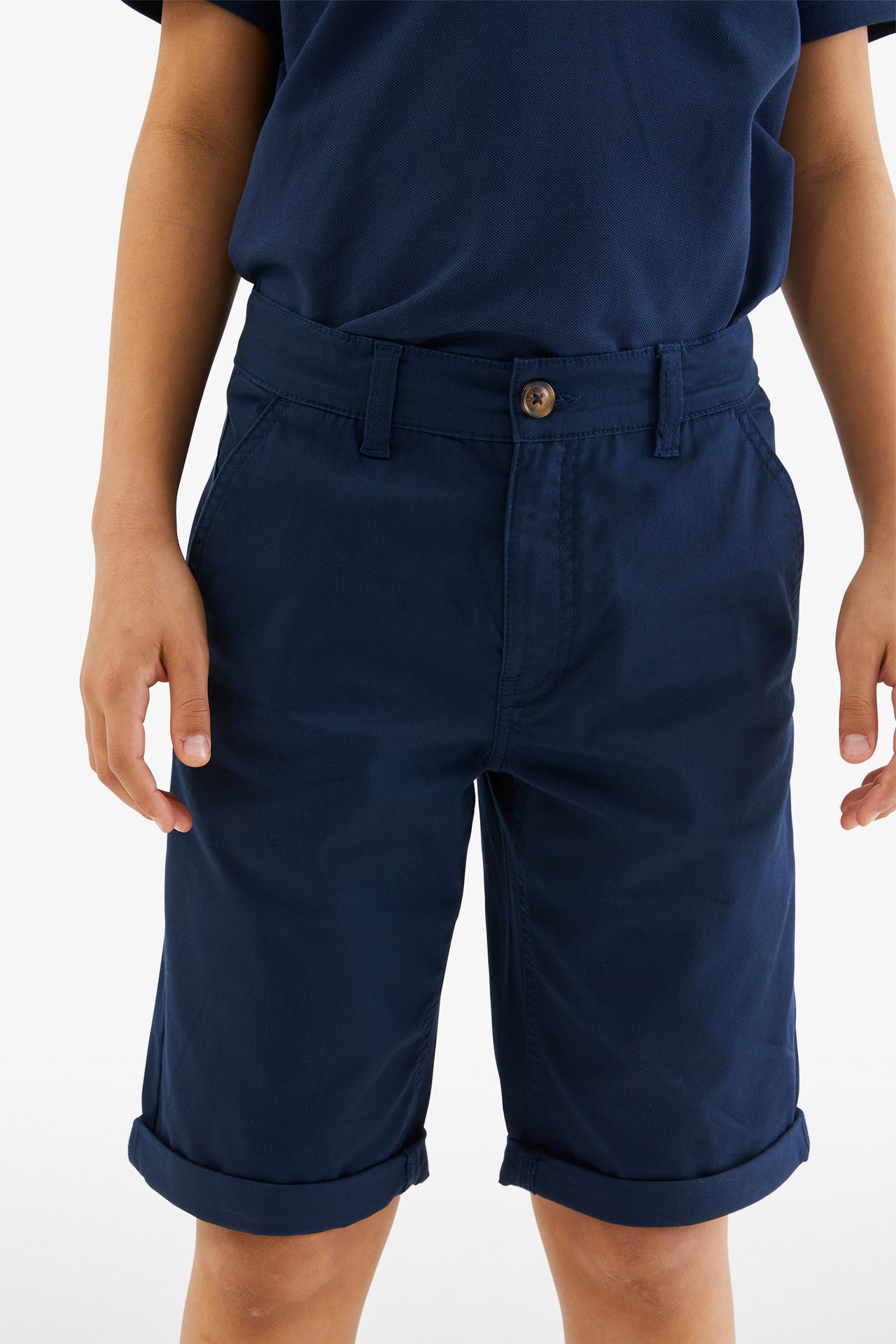 Chinosshorts - Mörkblå - 2