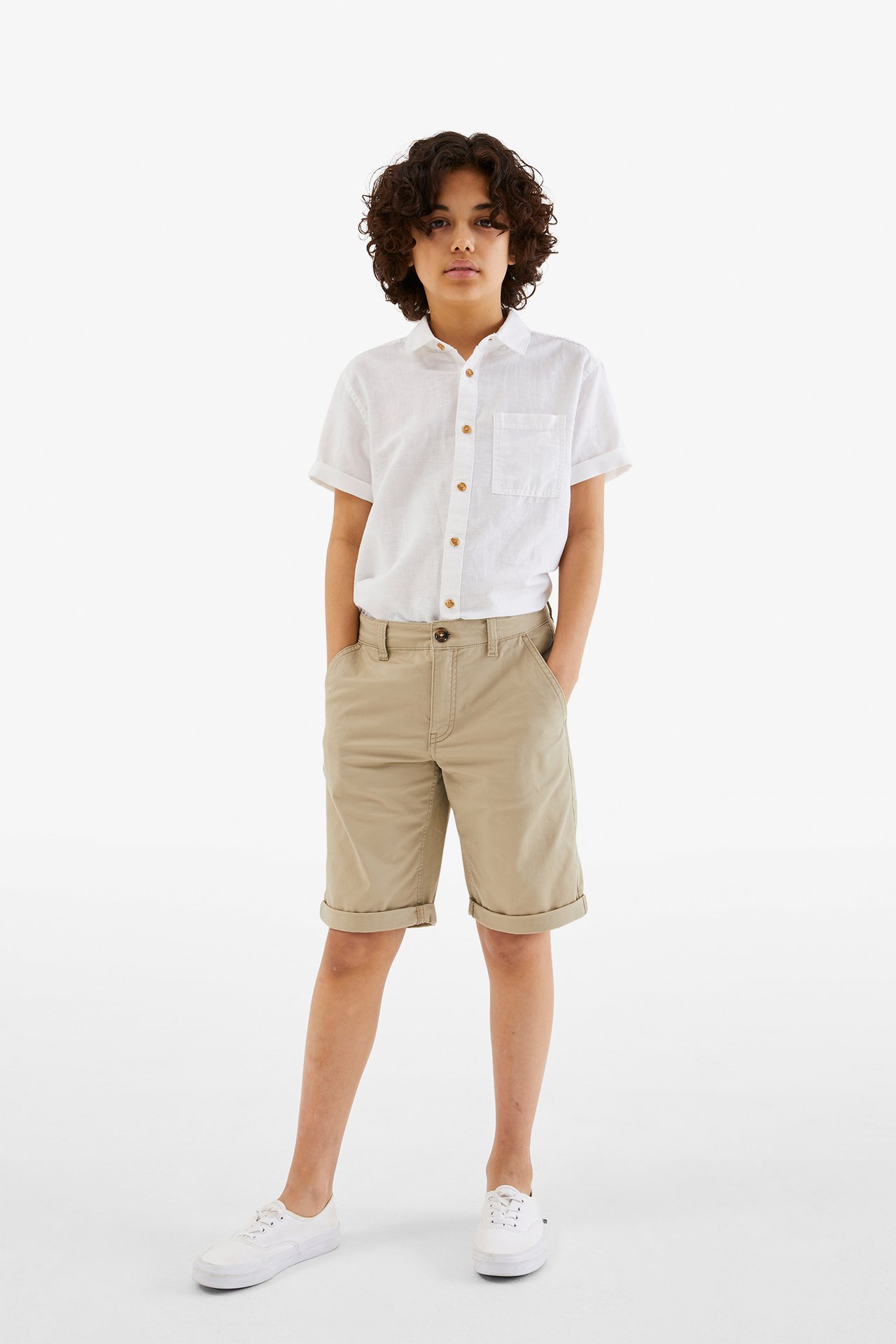 Chinosshorts - Beige - 2
