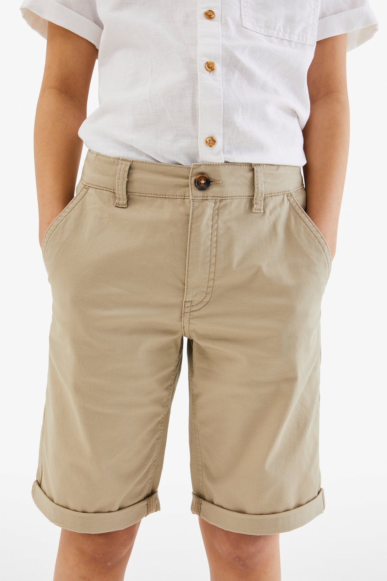 Chinosshorts - Beige - 3