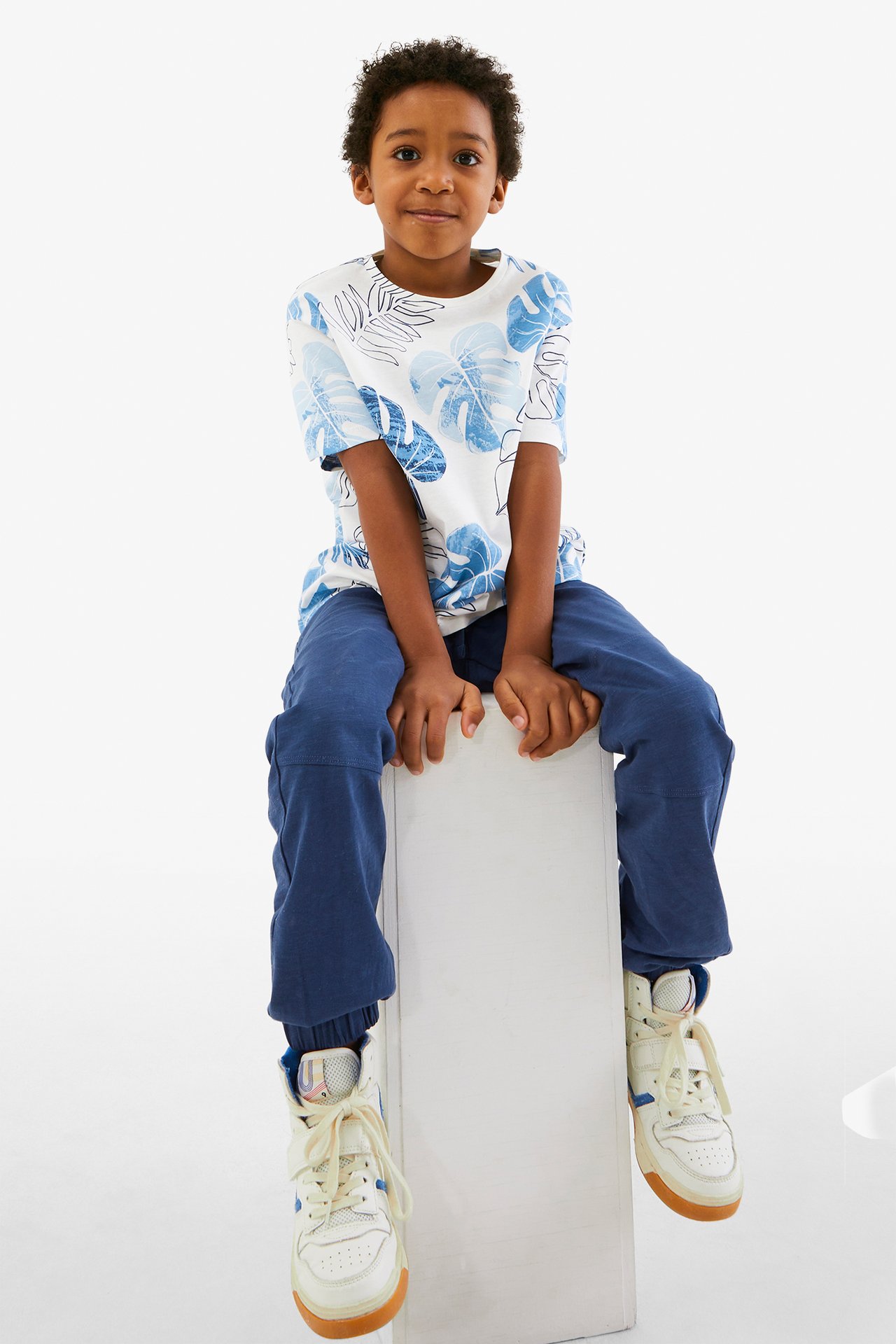 T-shirt we wzory - Offwhite - 2