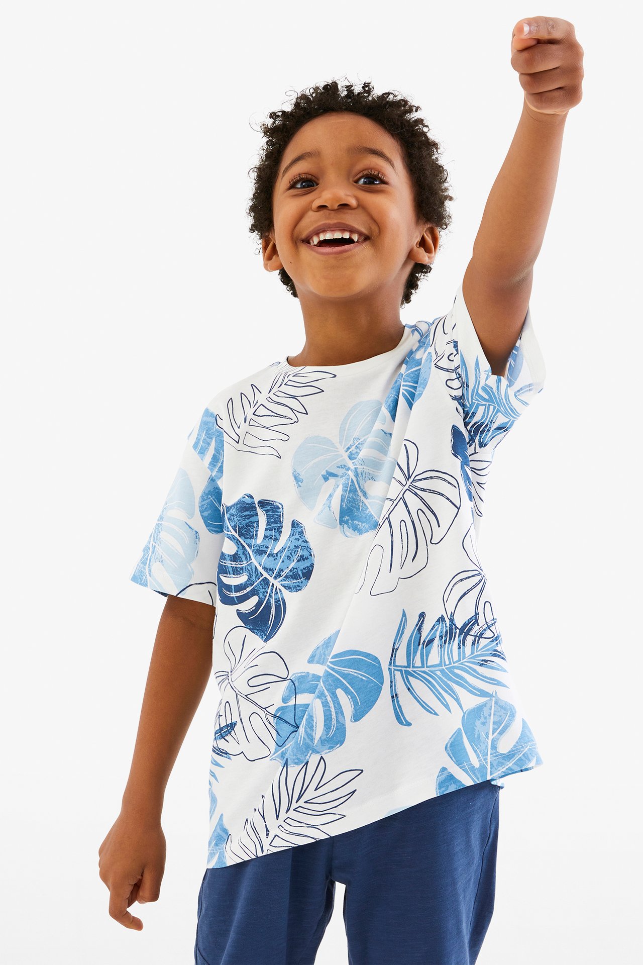 T-shirt we wzory - Offwhite - 3