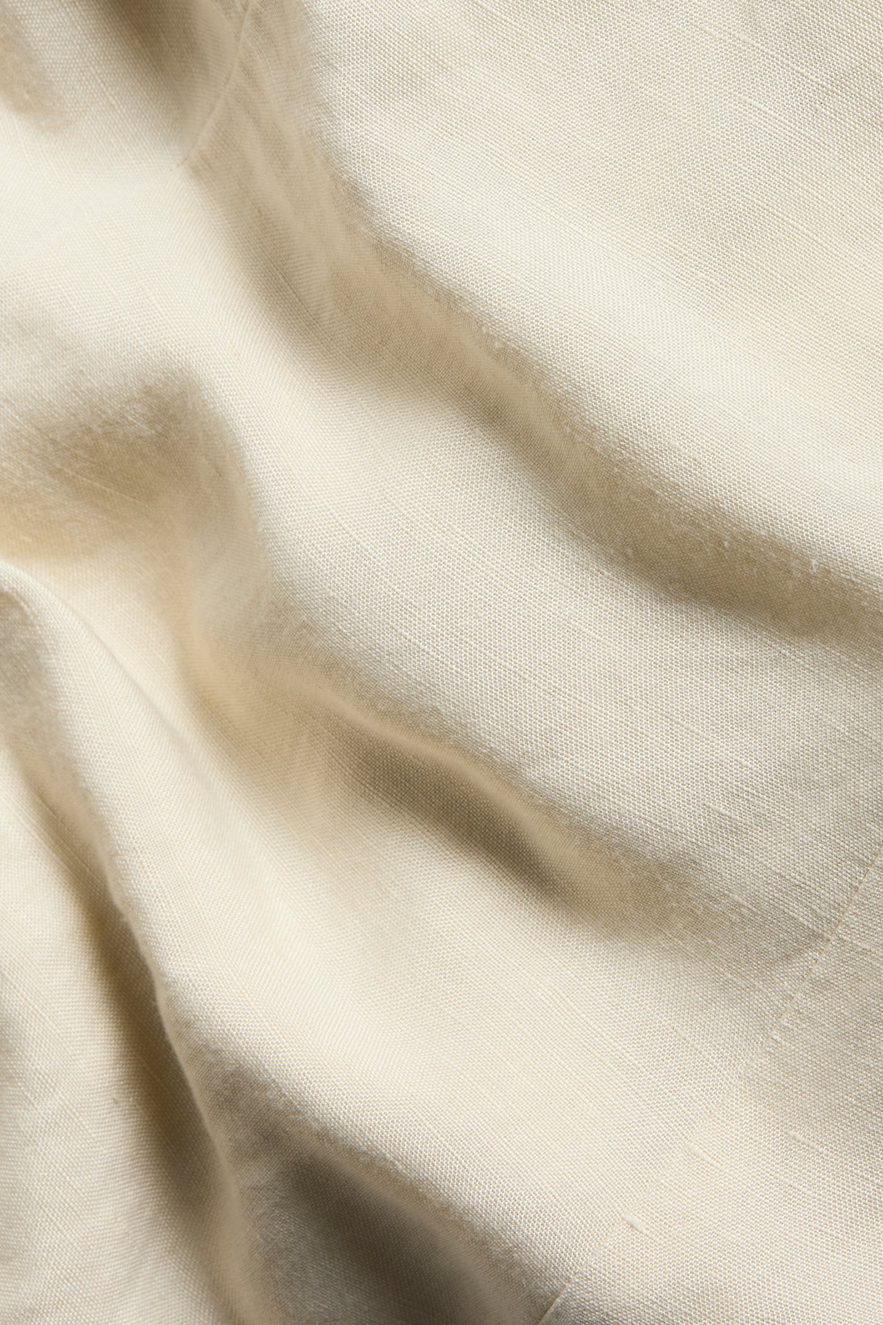 Pellavasekoitetta oleva mekko - Luonnonvalkoinen - 6