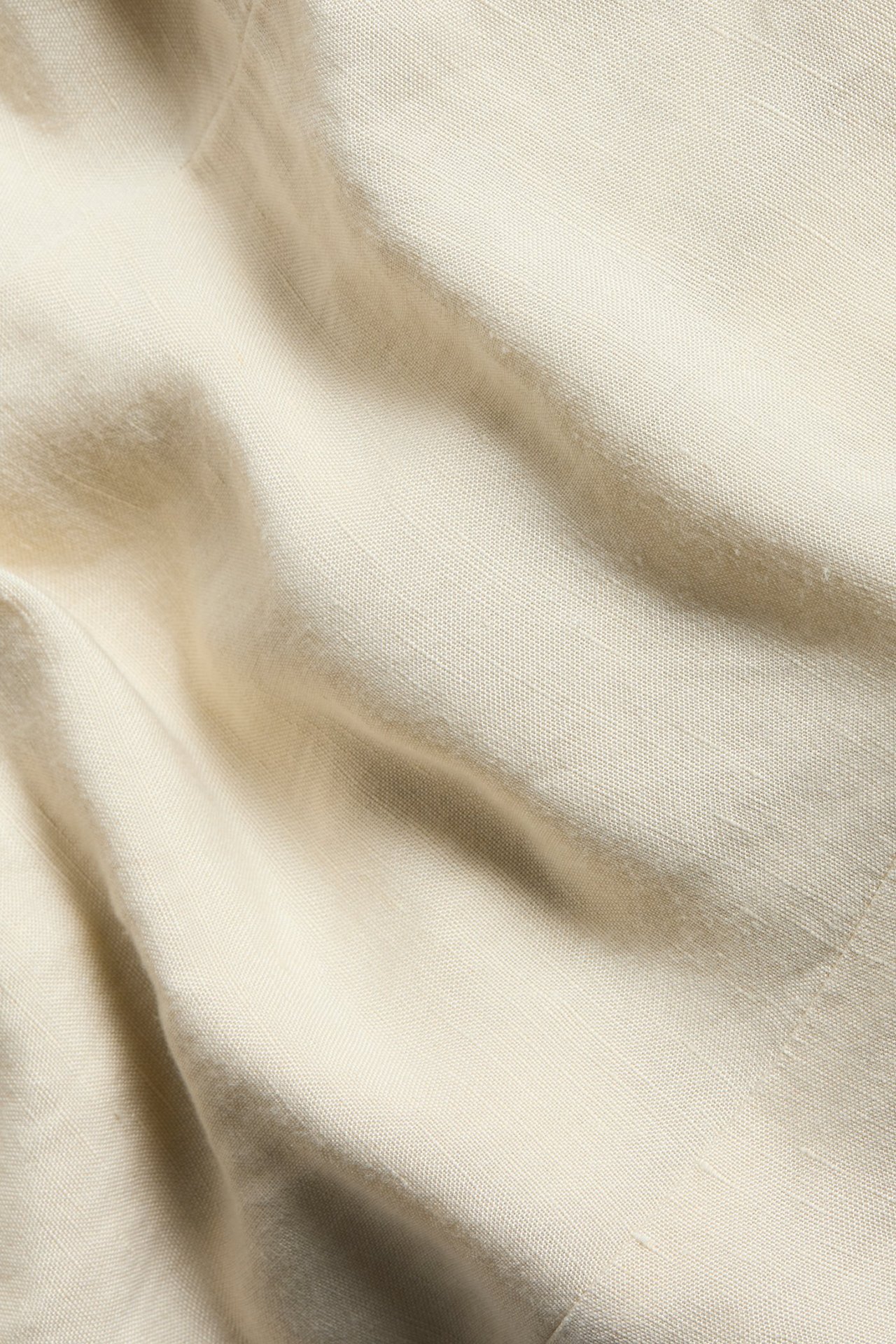 Pellavasekoitetta oleva mekko Luonnonvalkoinen - null - 8