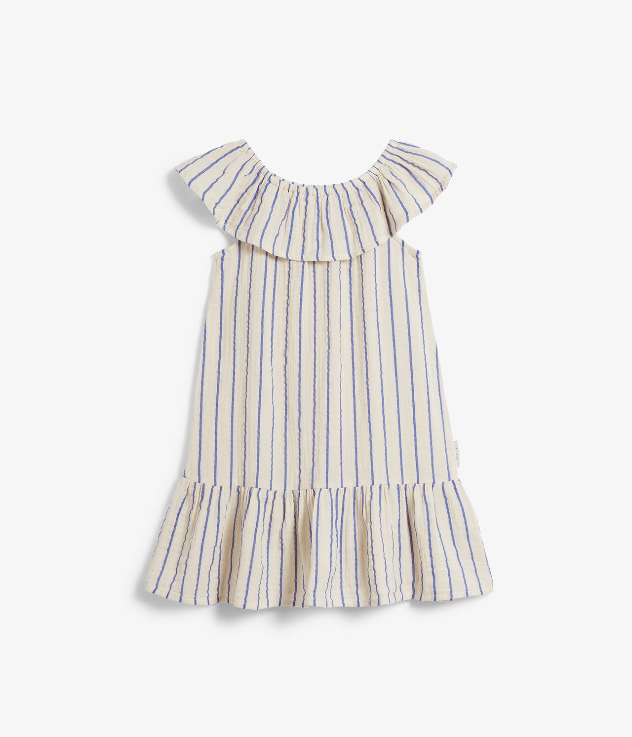 Stripete kjole - Beige - 1