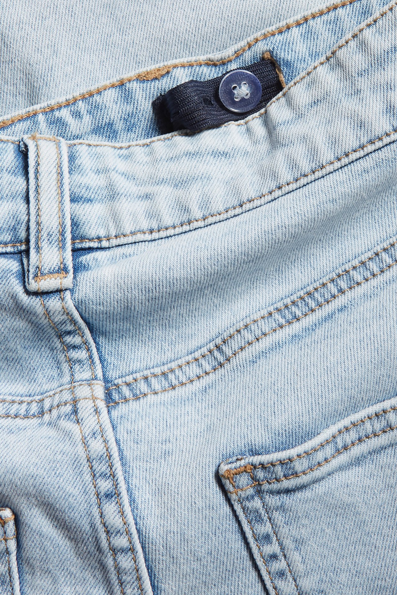 Farkkushortsit - Vaalea denim - 3
