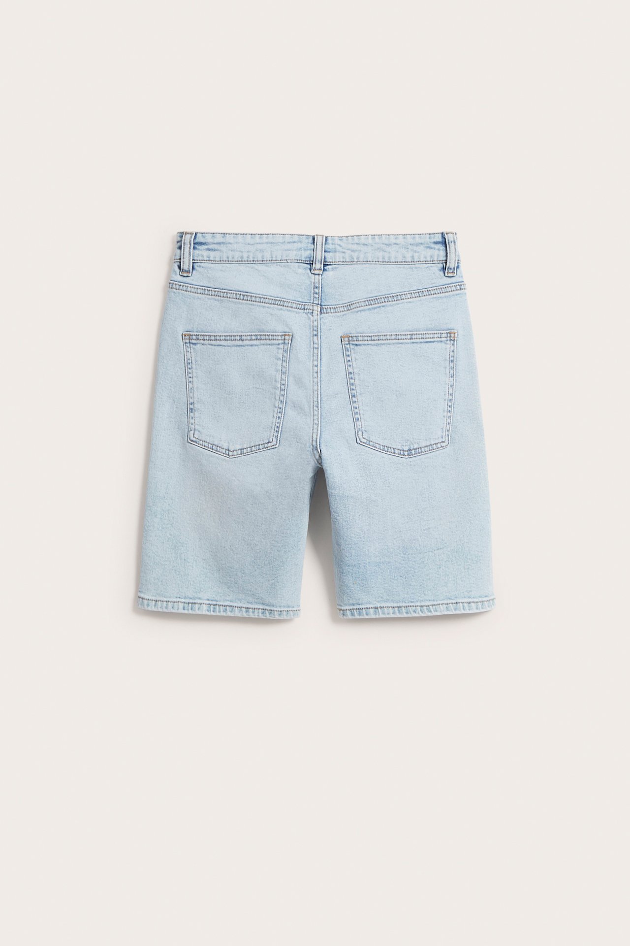 Farkkushortsit - Vaalea denim - 5
