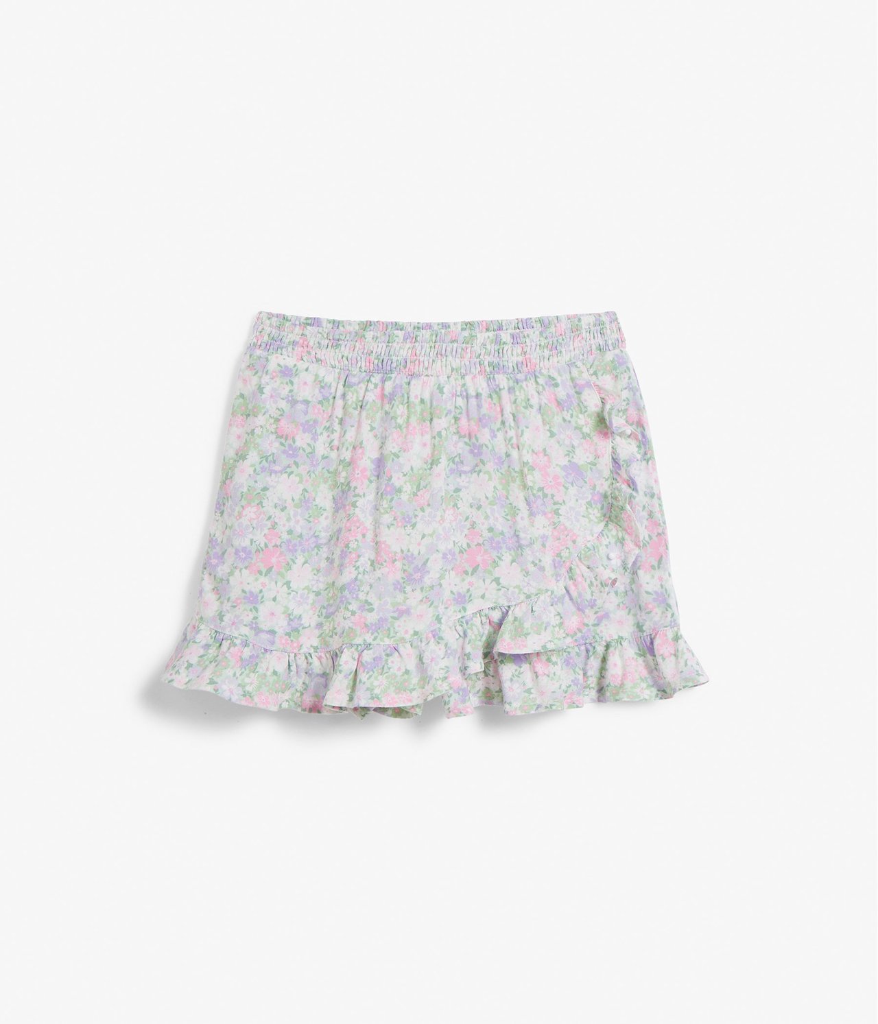 Mönstrad shorts-kjol Ljusturkos - null - 1
