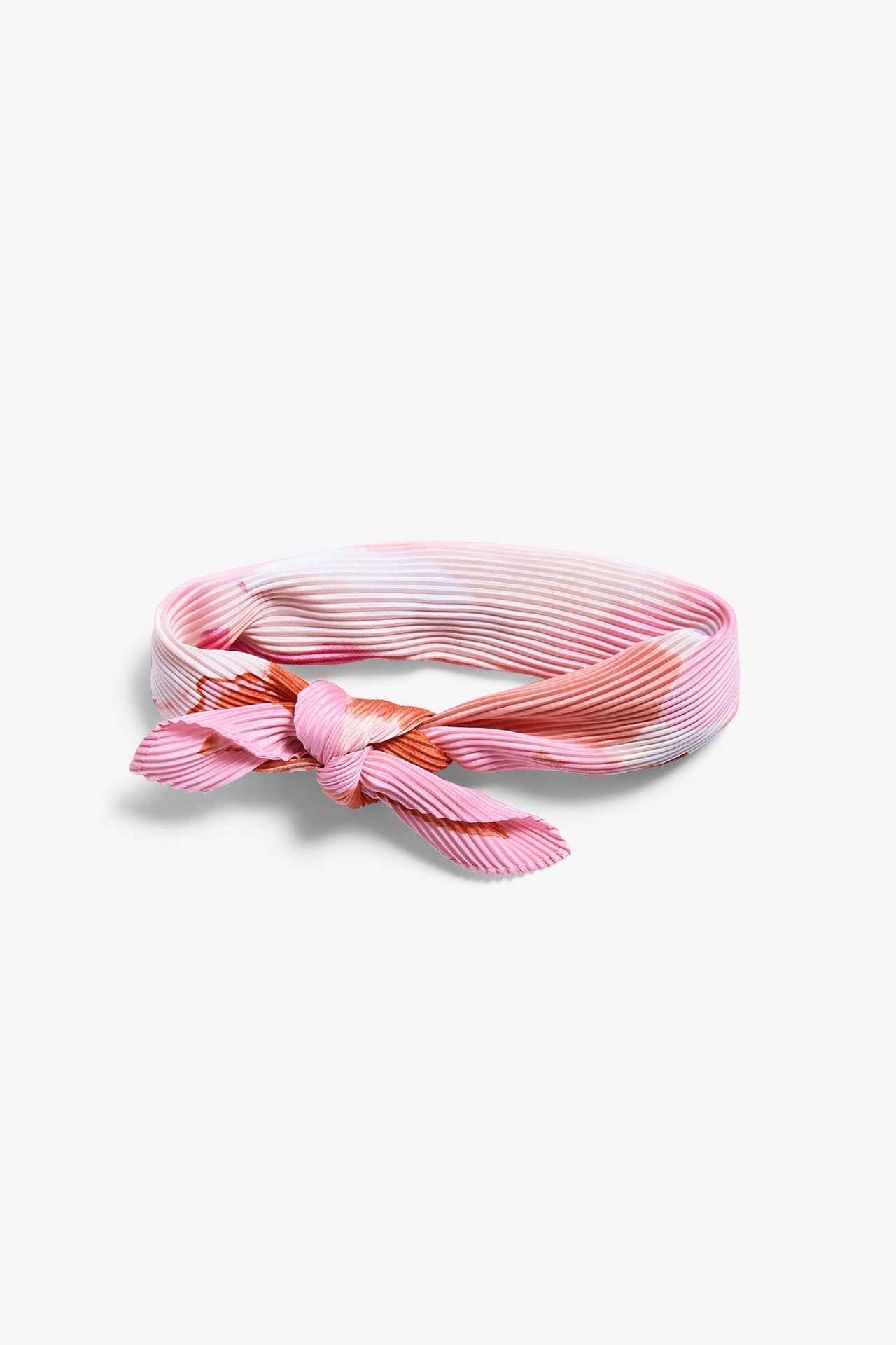 Kuviollinen huivi - Pinkki - 2