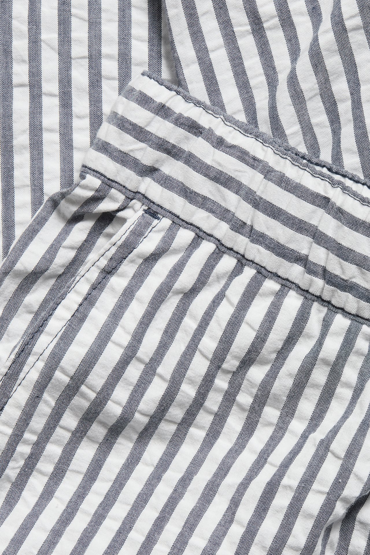 Pyjamasbukse i seersucker - Mørkeblå - 4