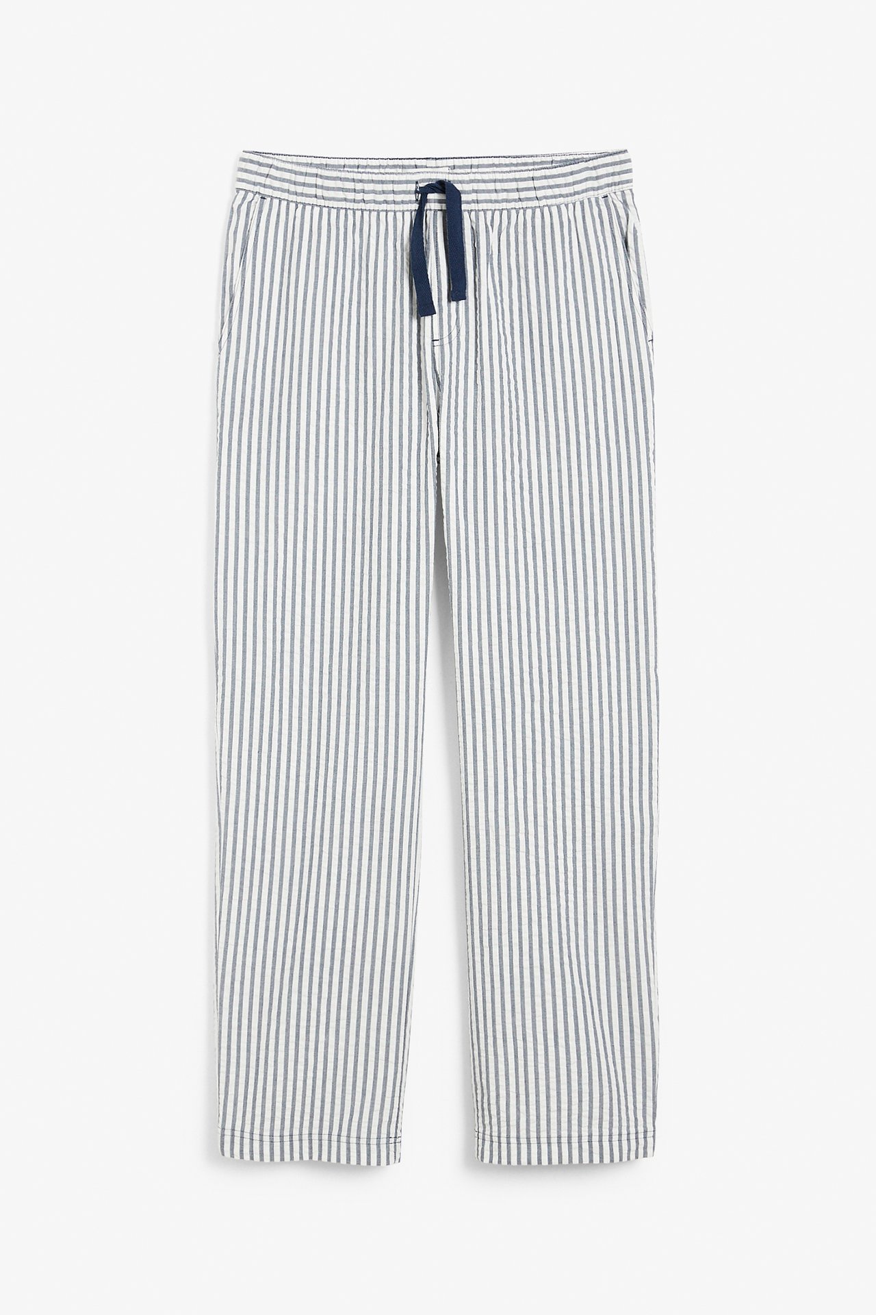 Pyjamasbyxor i bäckebölja - Mörkblå - 5