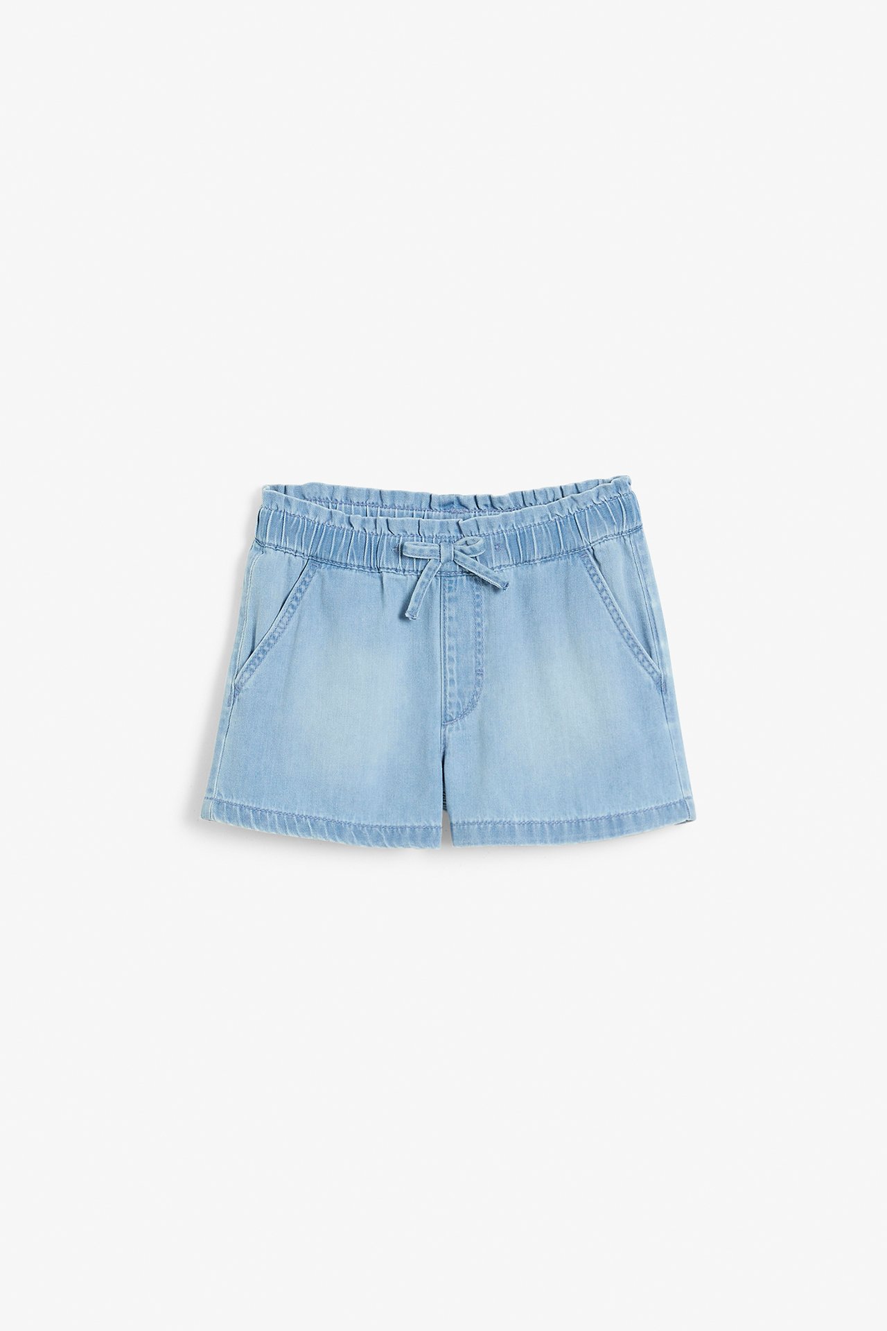 Shorts paperwaist - Ljus denim - 4