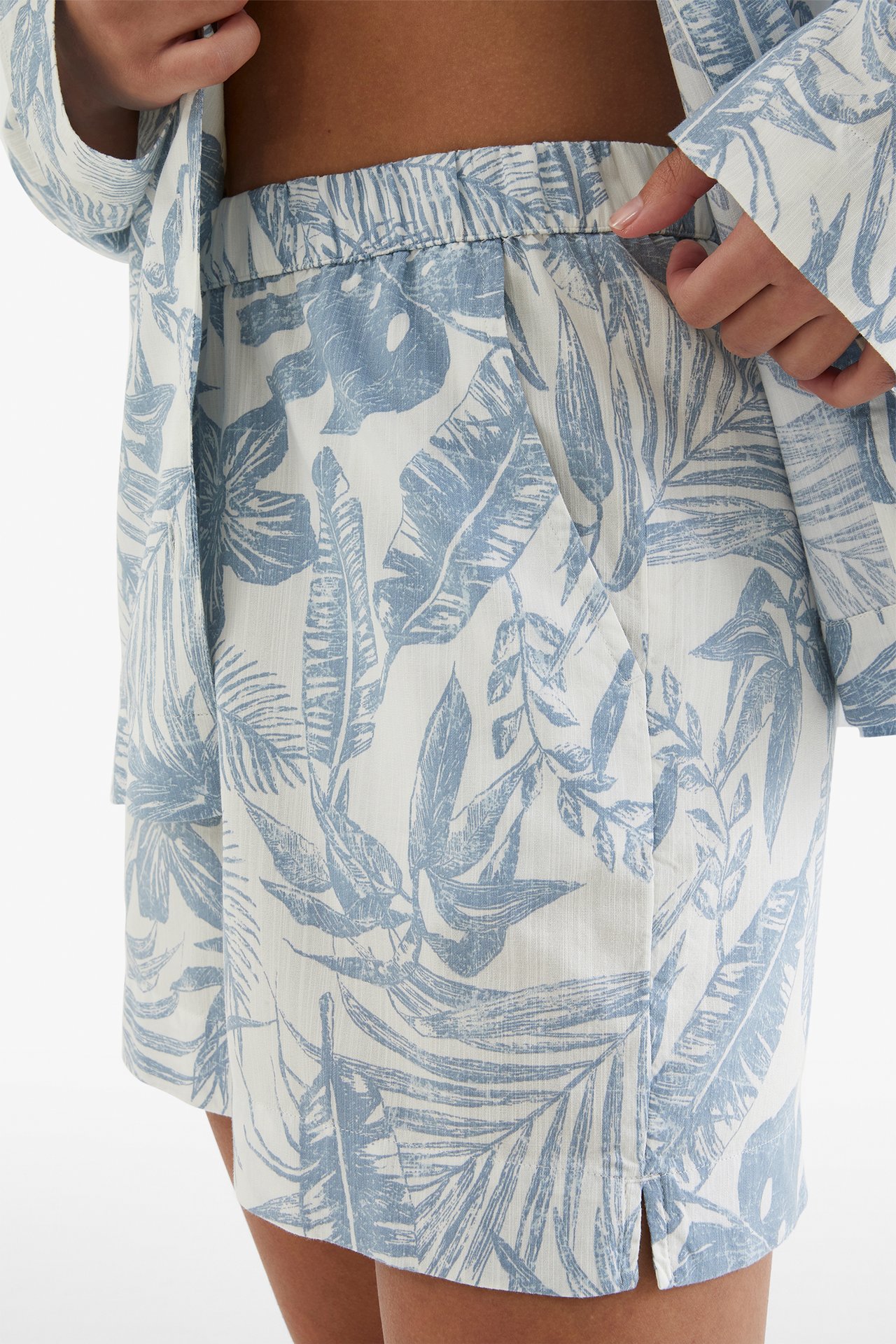 Pyjamasshorts - Blå - 2