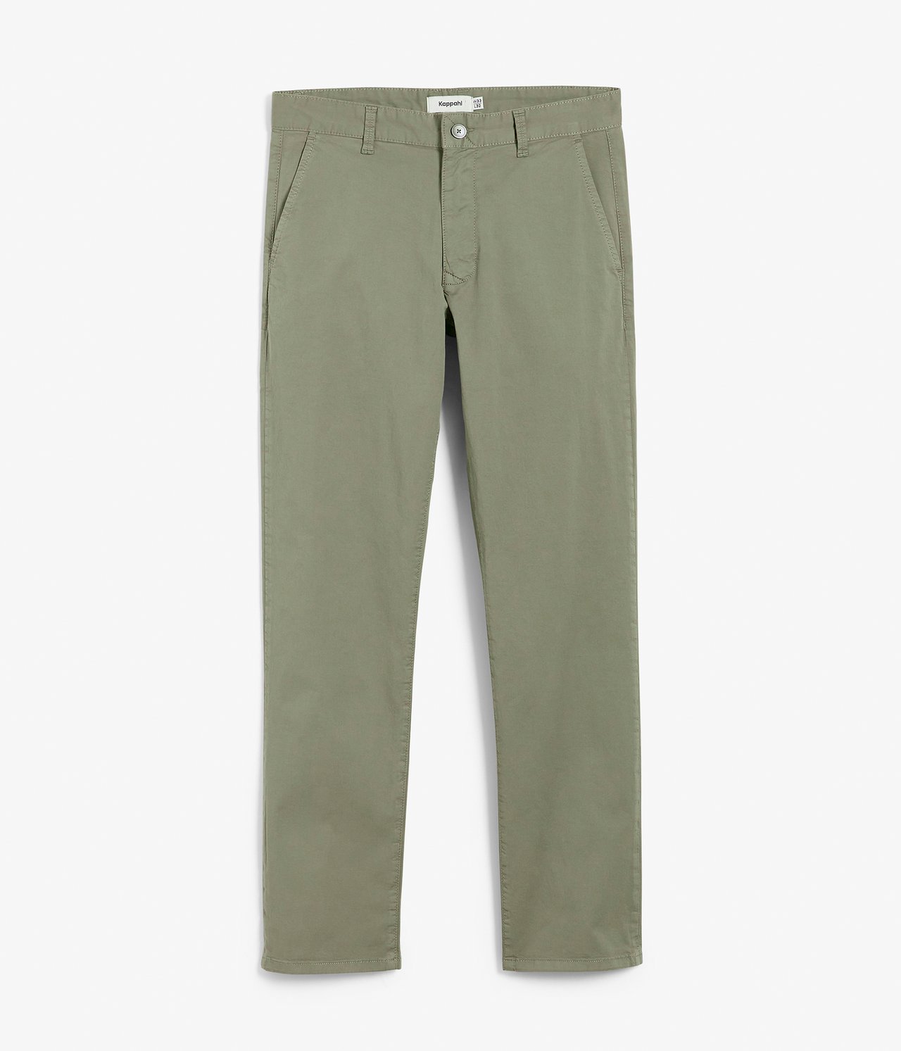 Spodnie chino regular fit - Zielony - 6