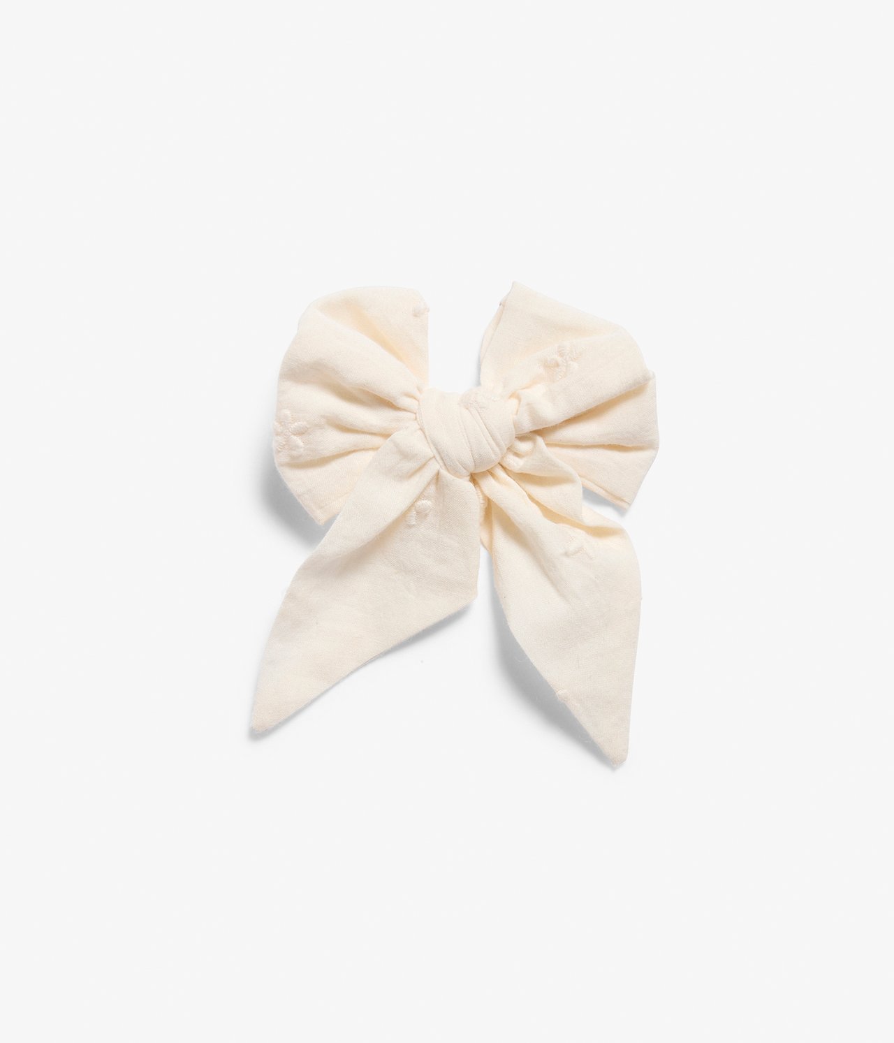 Hårspänne med rosett - Offwhite - 2