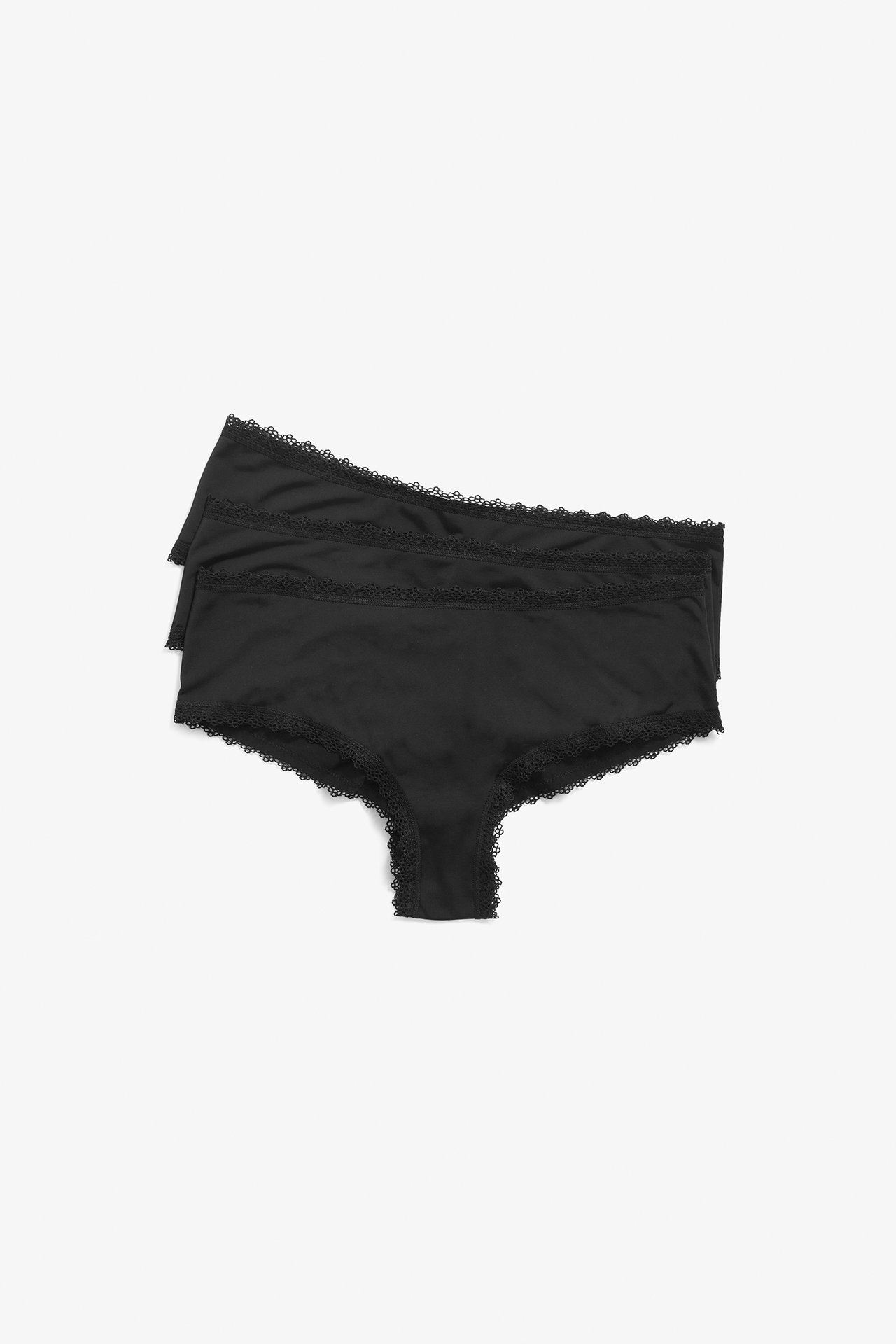 Cheeky Alushousut 3-pack - Musta - 5