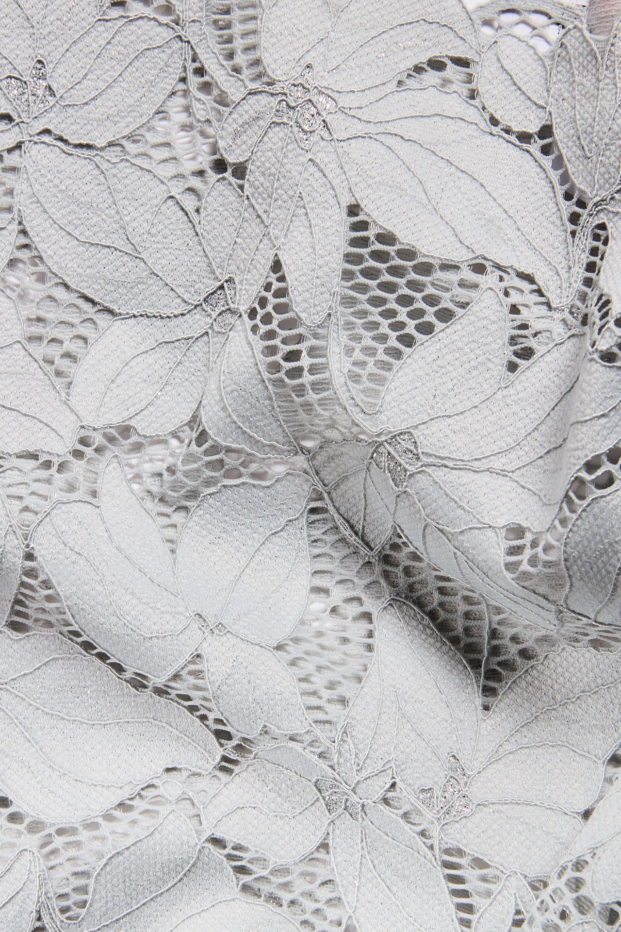 Stringtruse i blonder - Lysegrå - 4