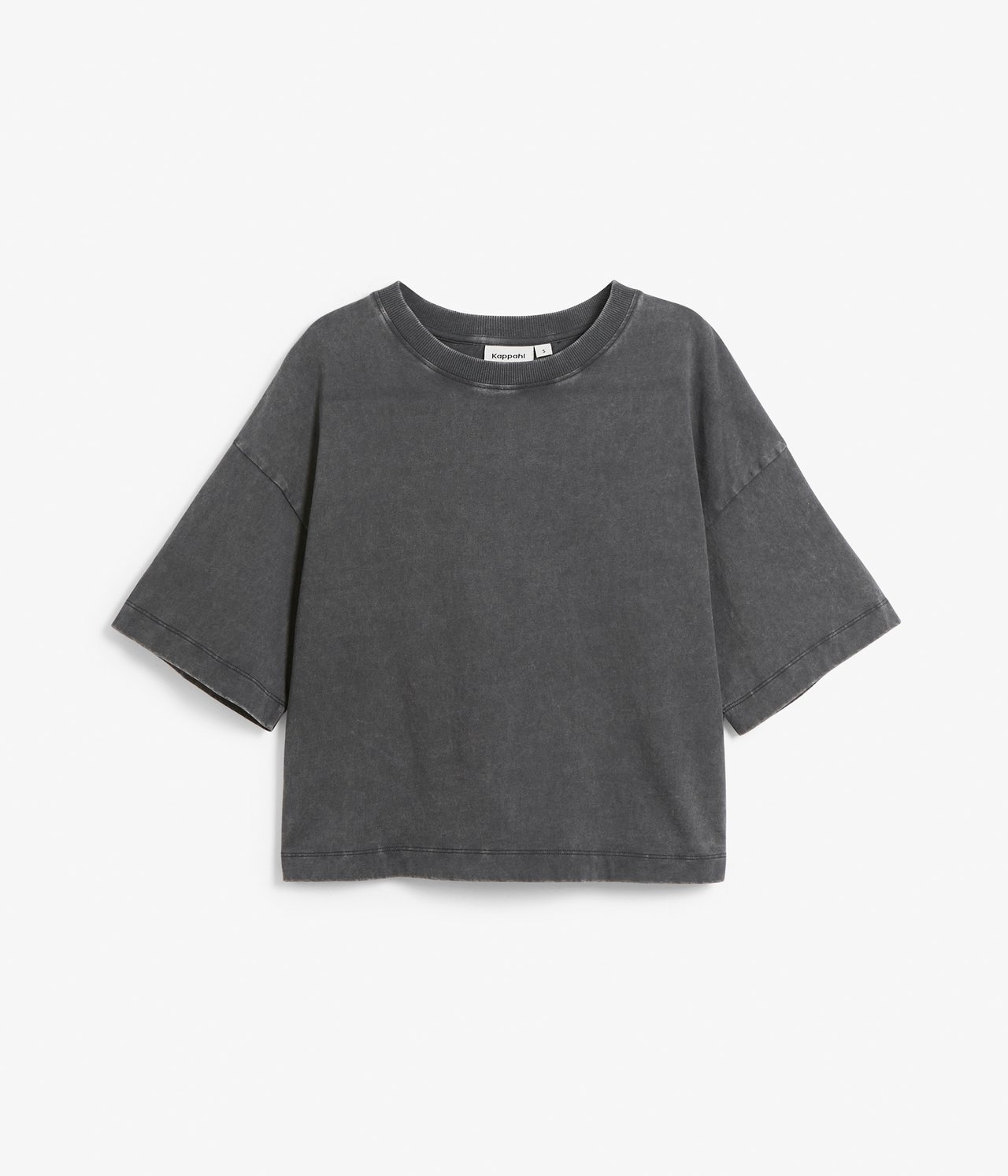 Oversized t-skjorte Mørkegrå - null - 5
