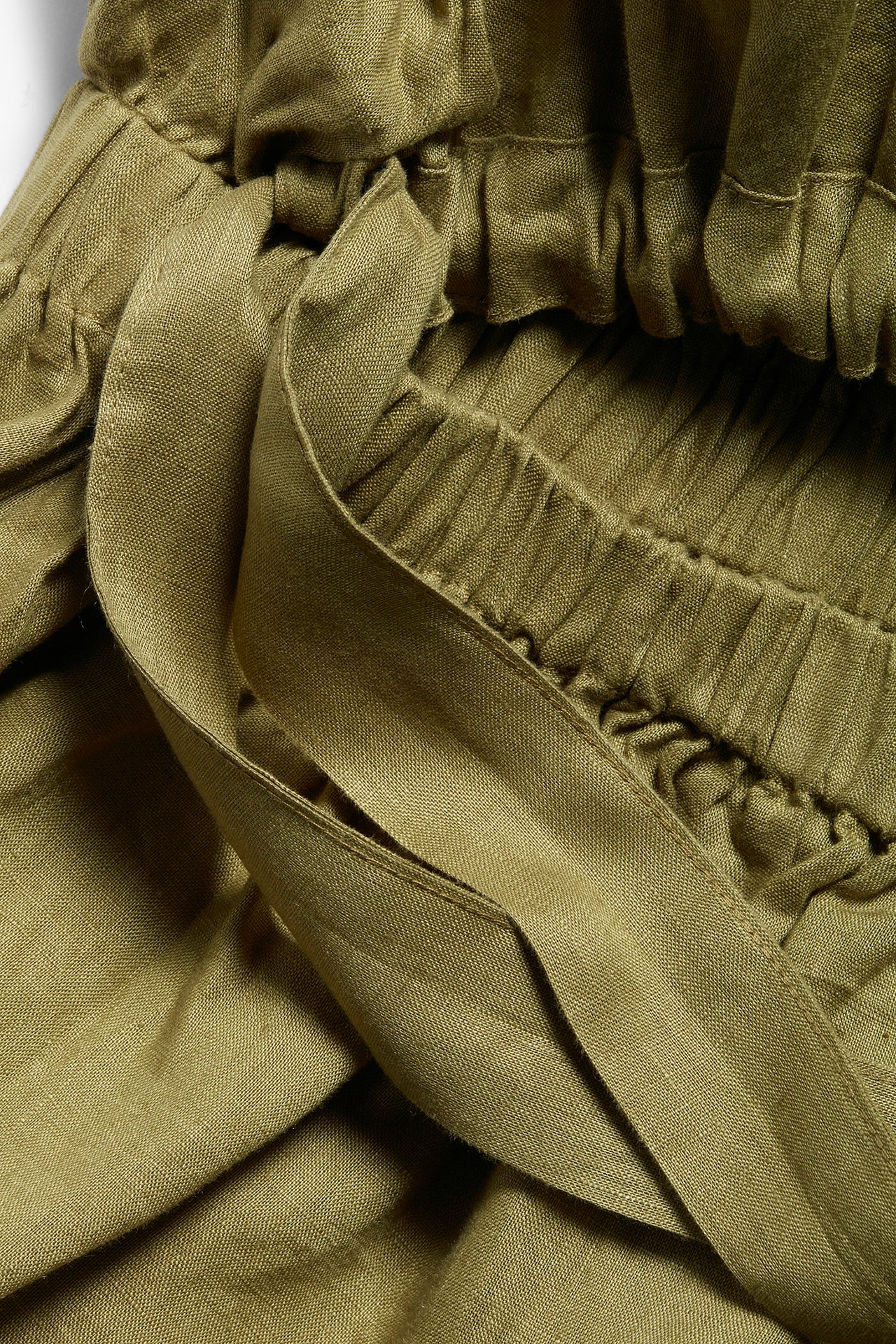Linneklänning - Grön - 6
