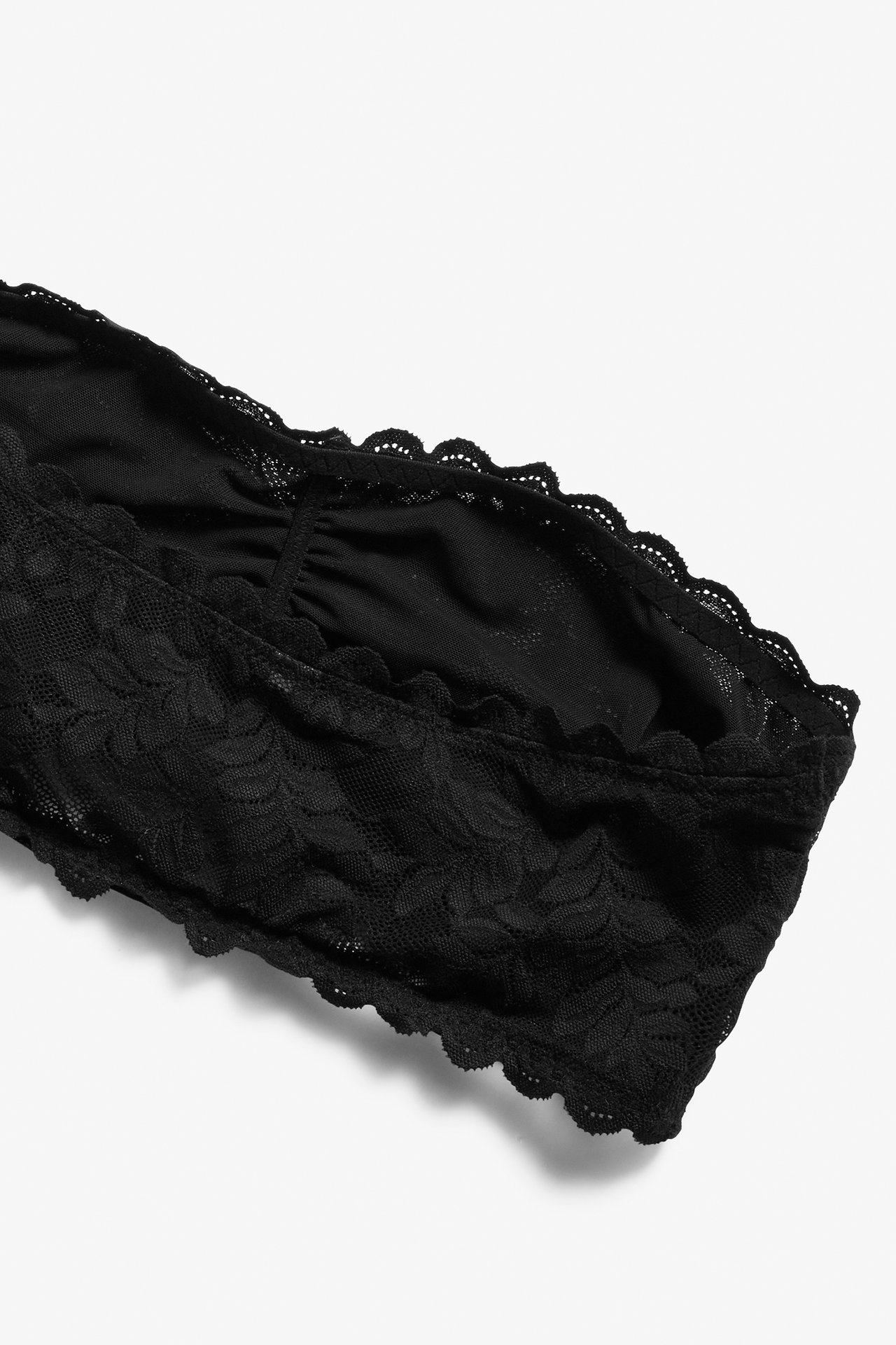 Bandeau bh - Svart - 4