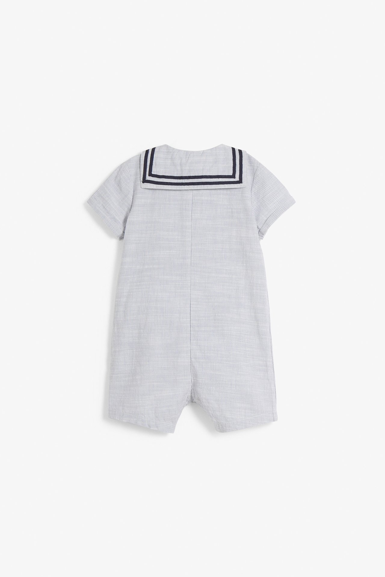 Jumpsuit med sjömanskrage Baby - Blå - 7