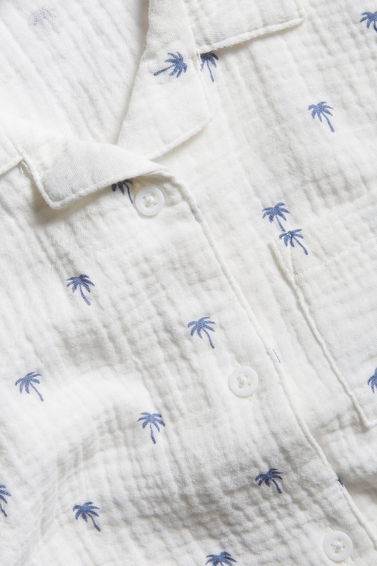 Kortärmad babyskjorta - Offwhite - 3