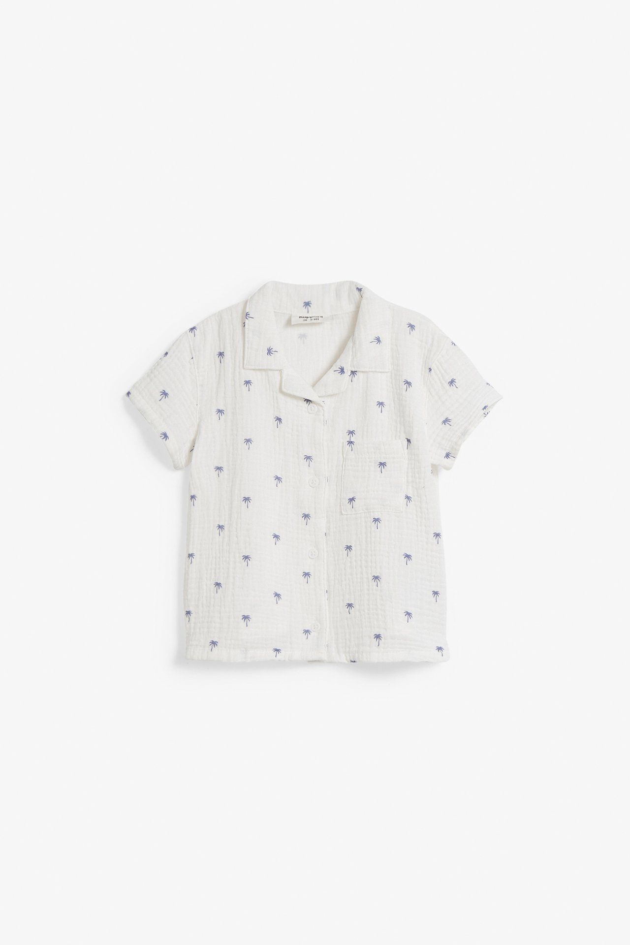 Kortärmad babyskjorta - Offwhite - 4
