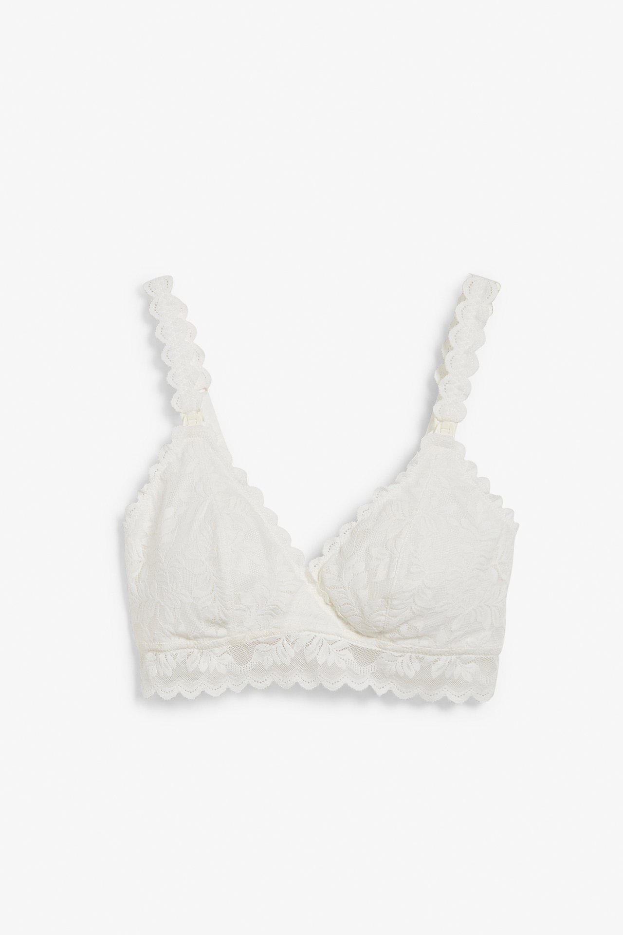 Stanik do karmienia, z koronki - Offwhite - 6