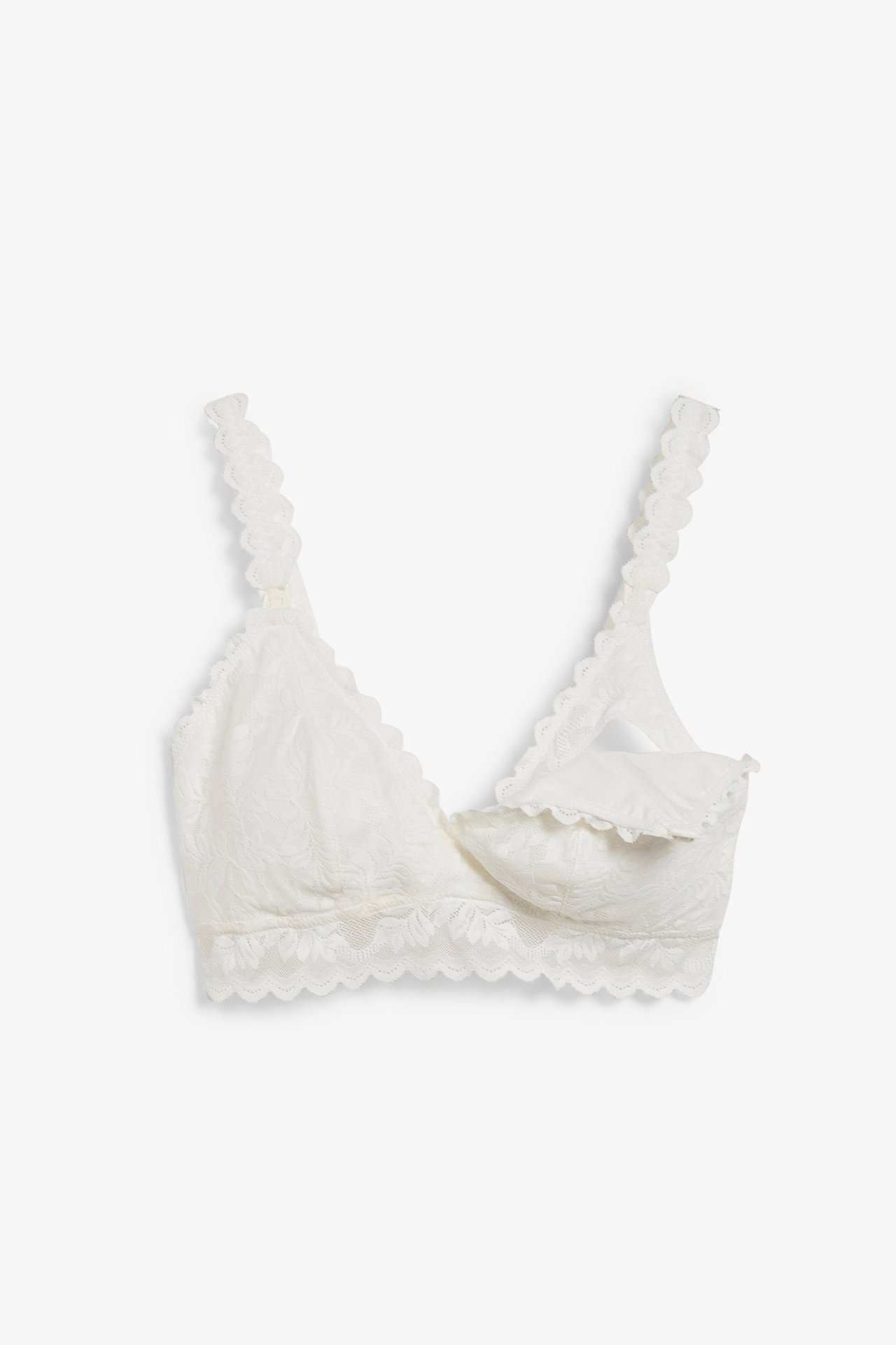 Stanik do karmienia, z koronki - Offwhite - 7