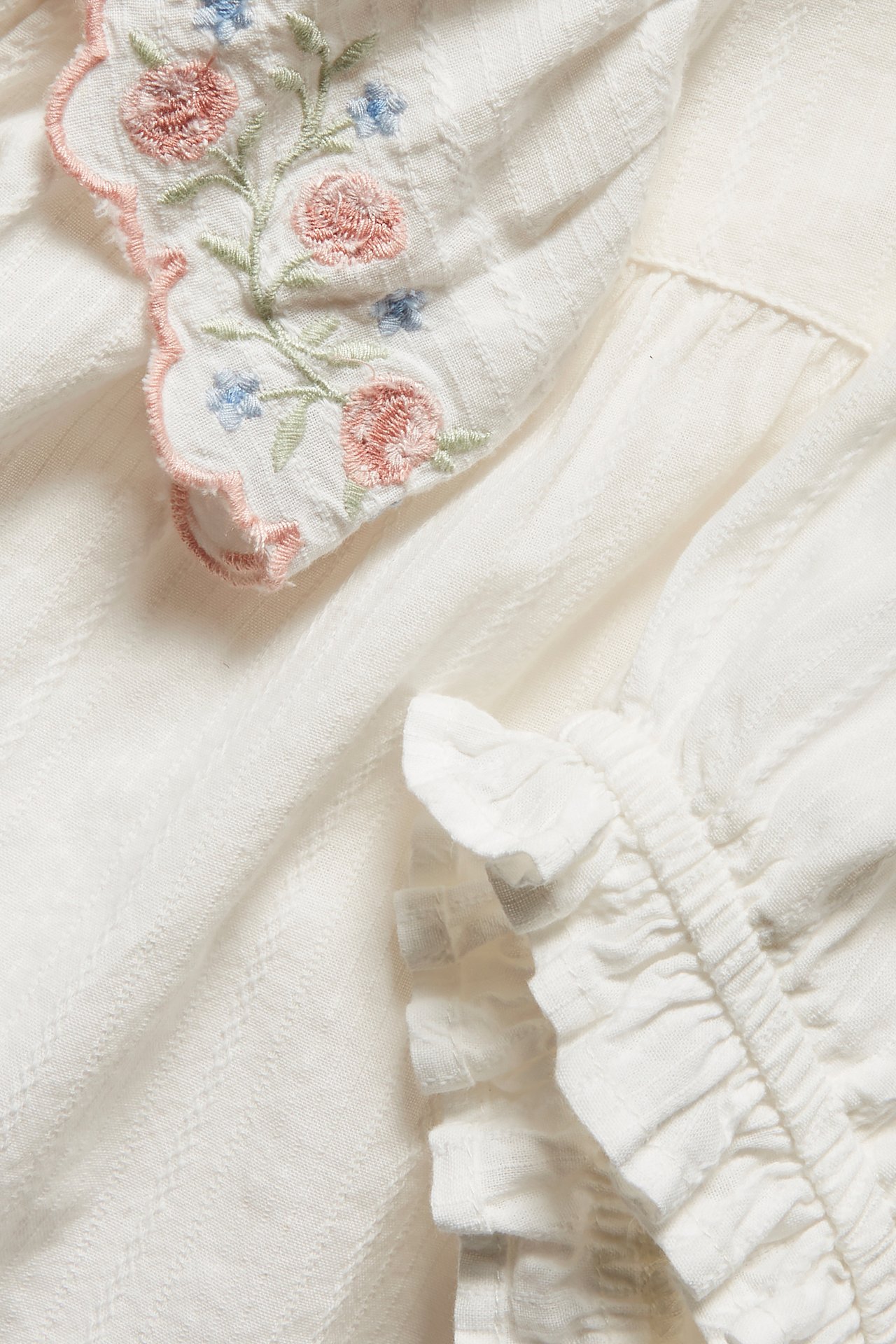 Babyset Blus och shorts - Offwhite - 1