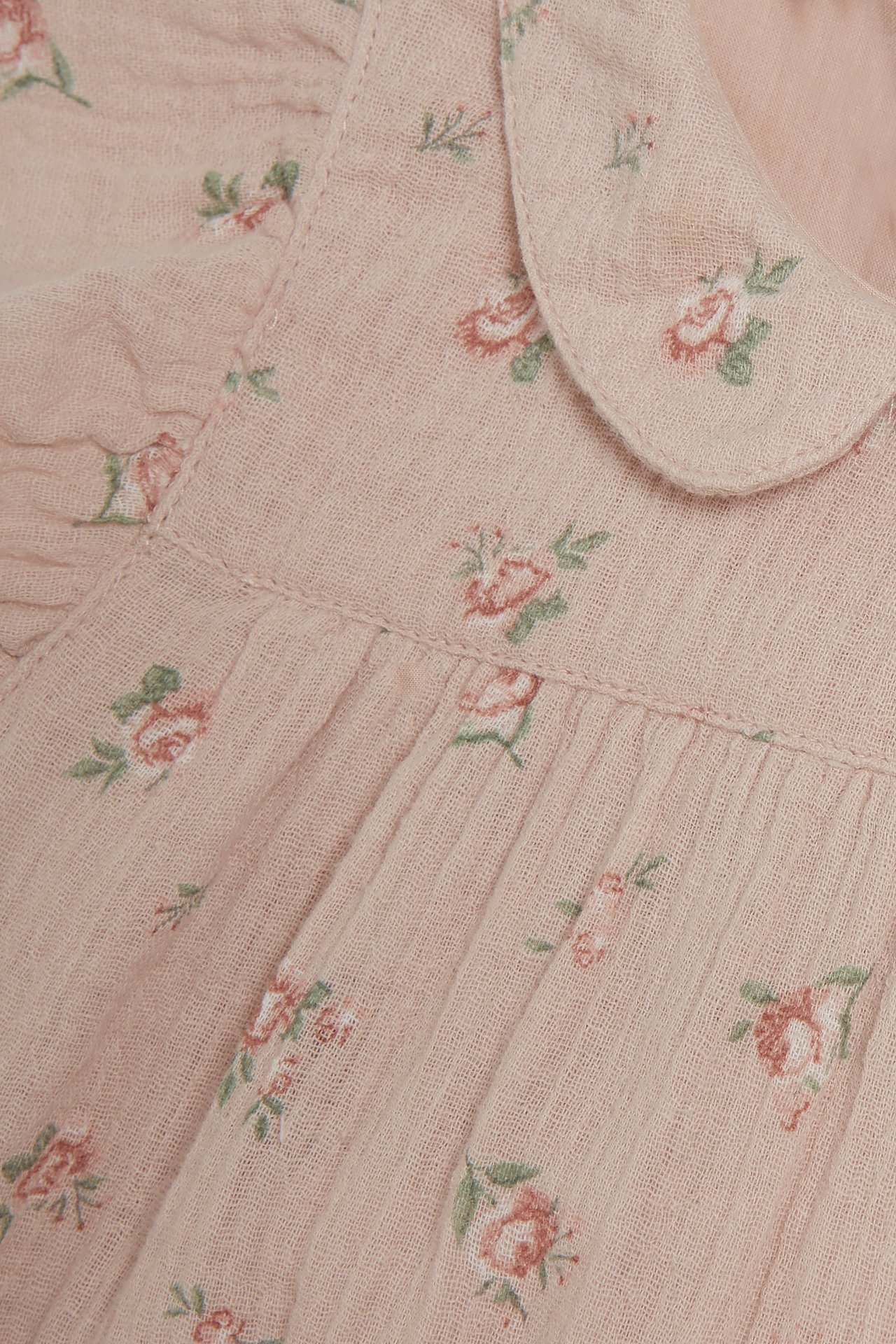 Blommig jumpsuit Baby - Ljusrosa - 3